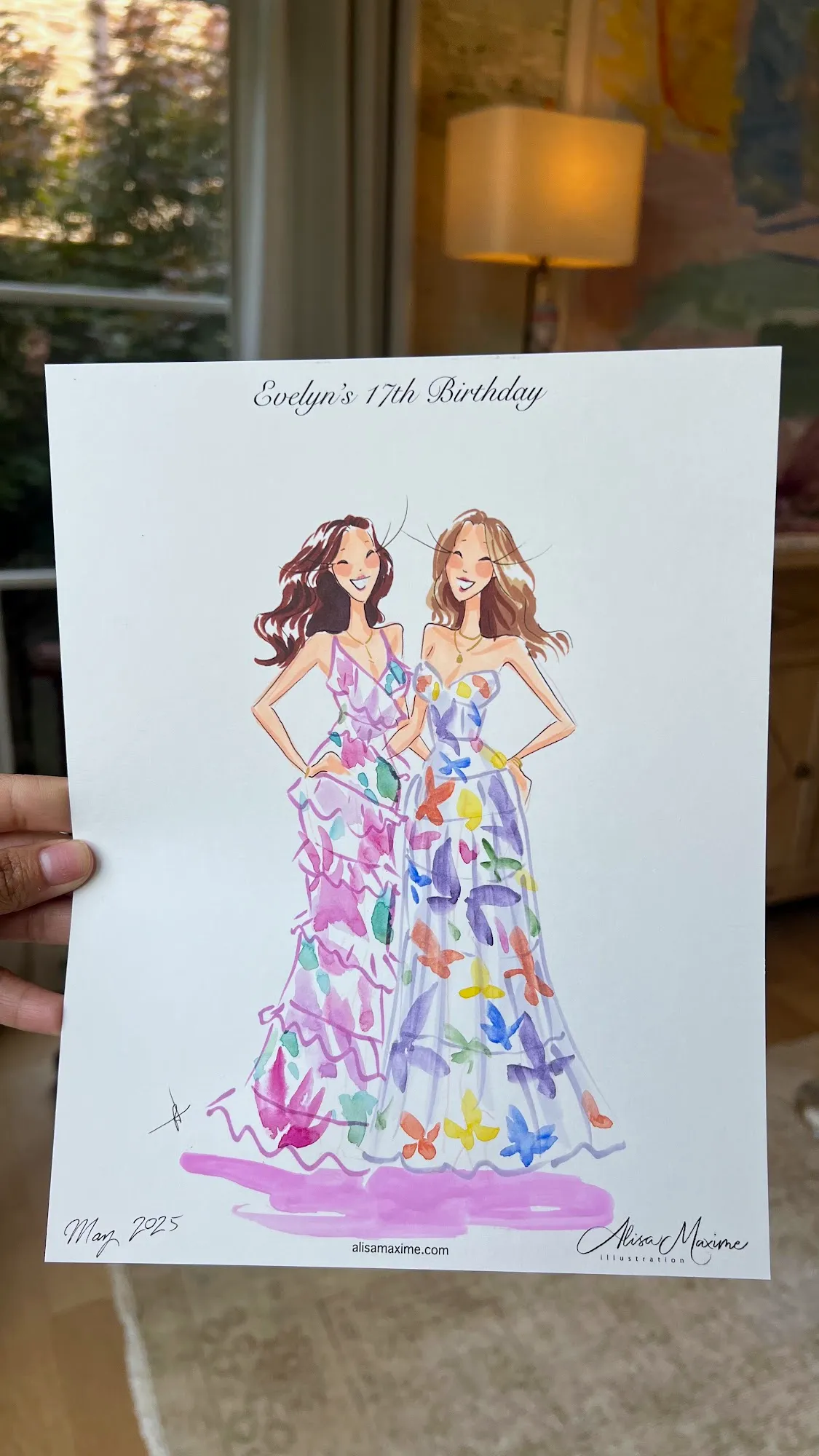 Live fashion sketch 10 from Birthday Brunch Celebration in Dallas