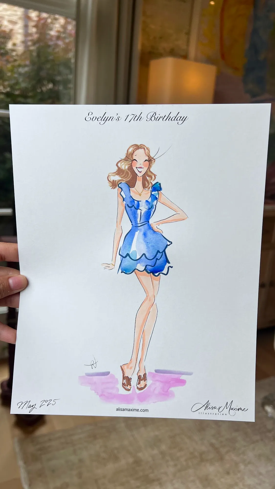 Live fashion sketch 9 from Birthday Brunch Celebration in Dallas