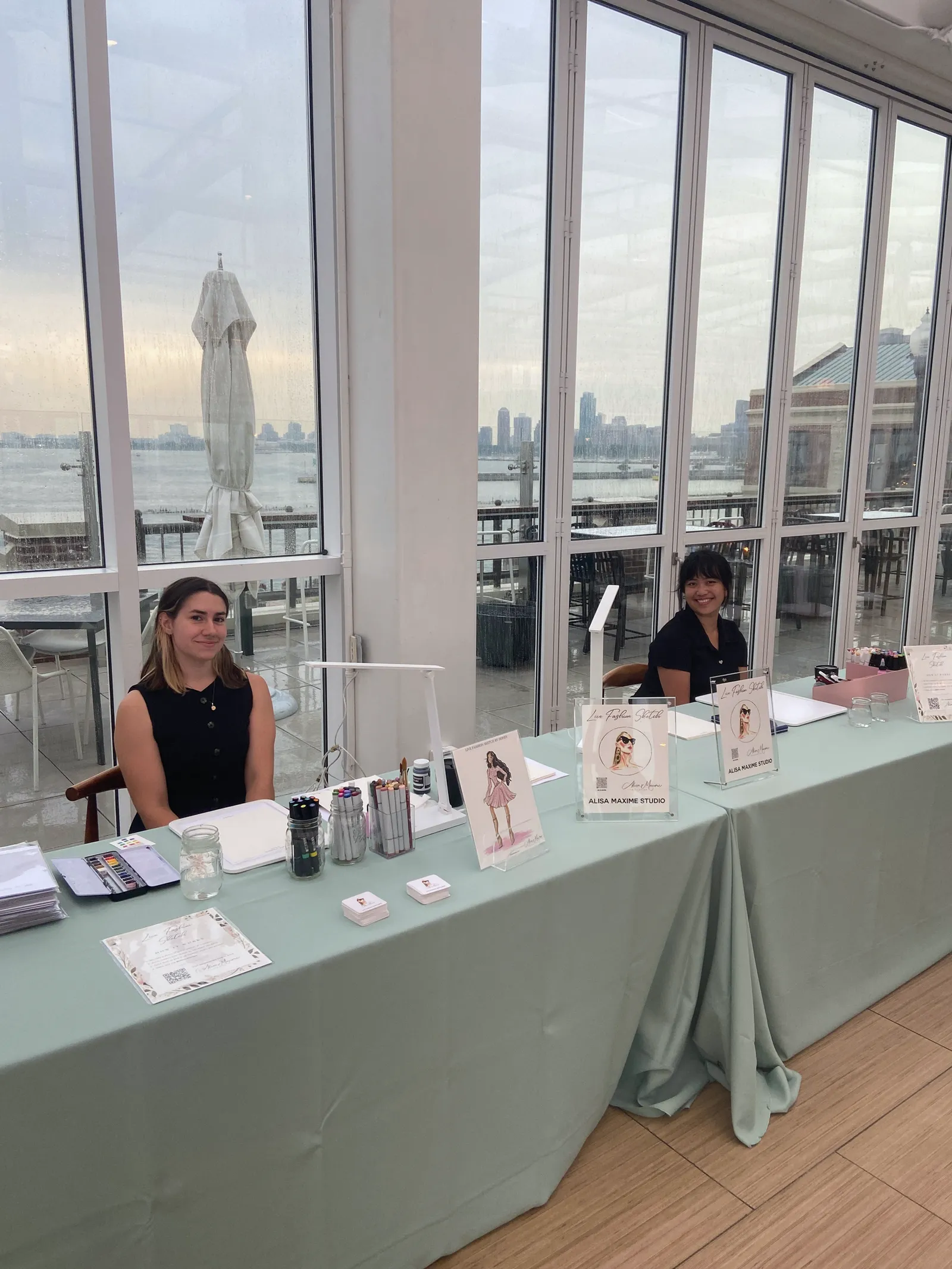 Our table at Offshore Rooftop