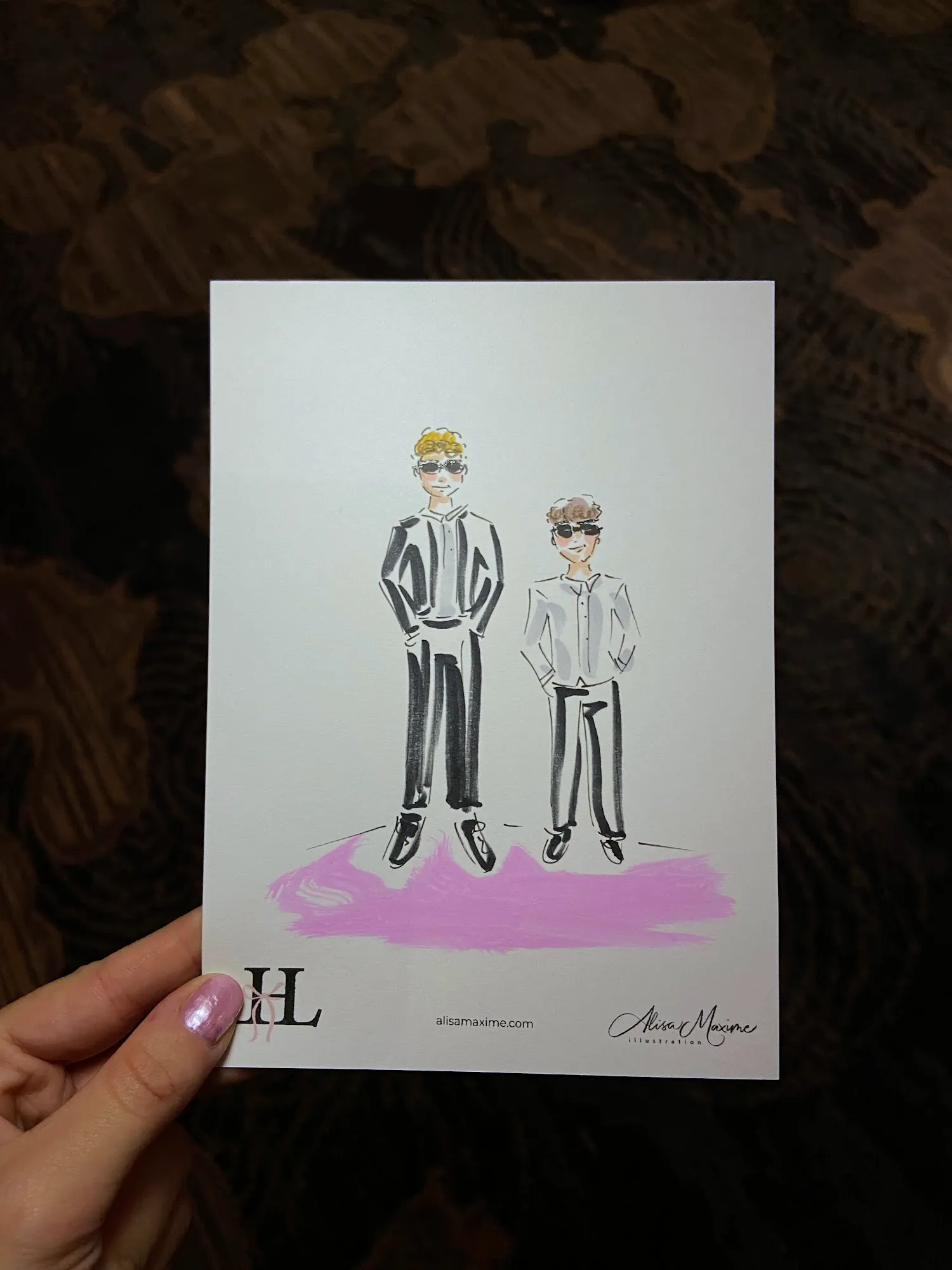 Live fashion sketch 9 from Bat Mitzvah at Hilton San Diego/Del Mar
