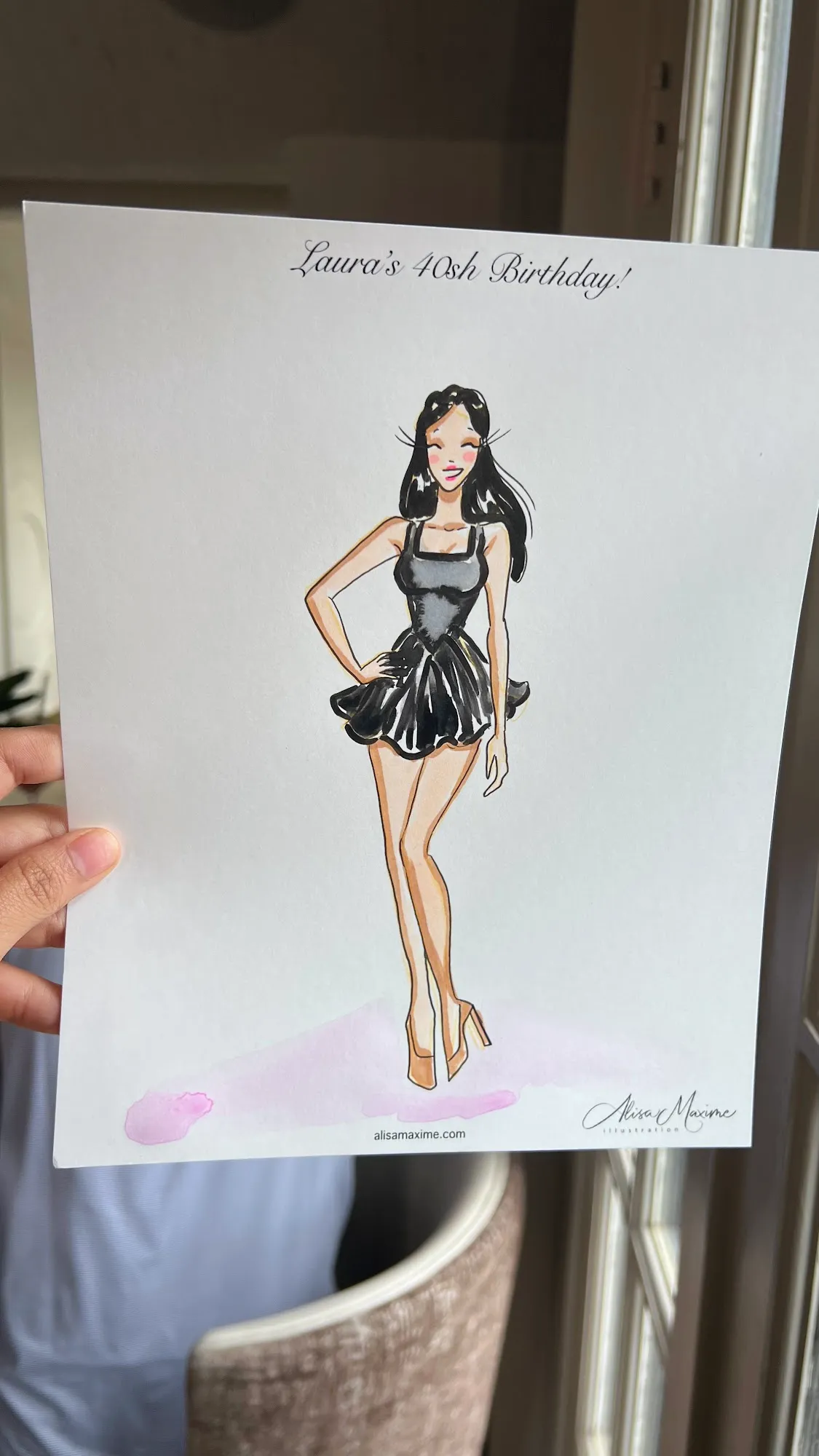 Live sketch from Birthday Celebration at Lounge 31, Dallas