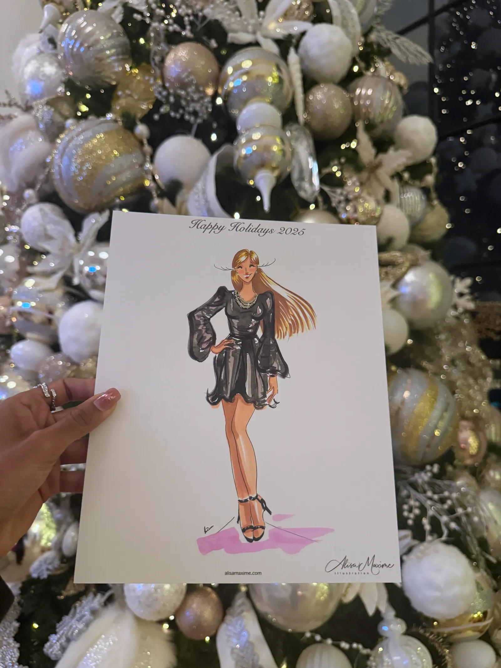 Live fashion sketch 4 from Intimate Evening of Art in Frisco, Texas