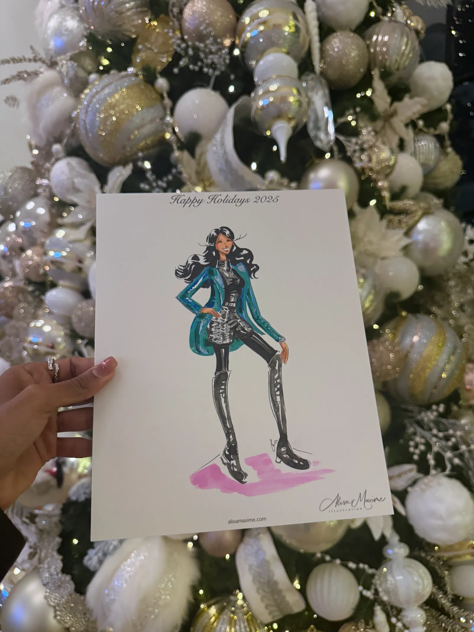 Live fashion sketch 5 from Intimate Evening of Art in Frisco, Texas