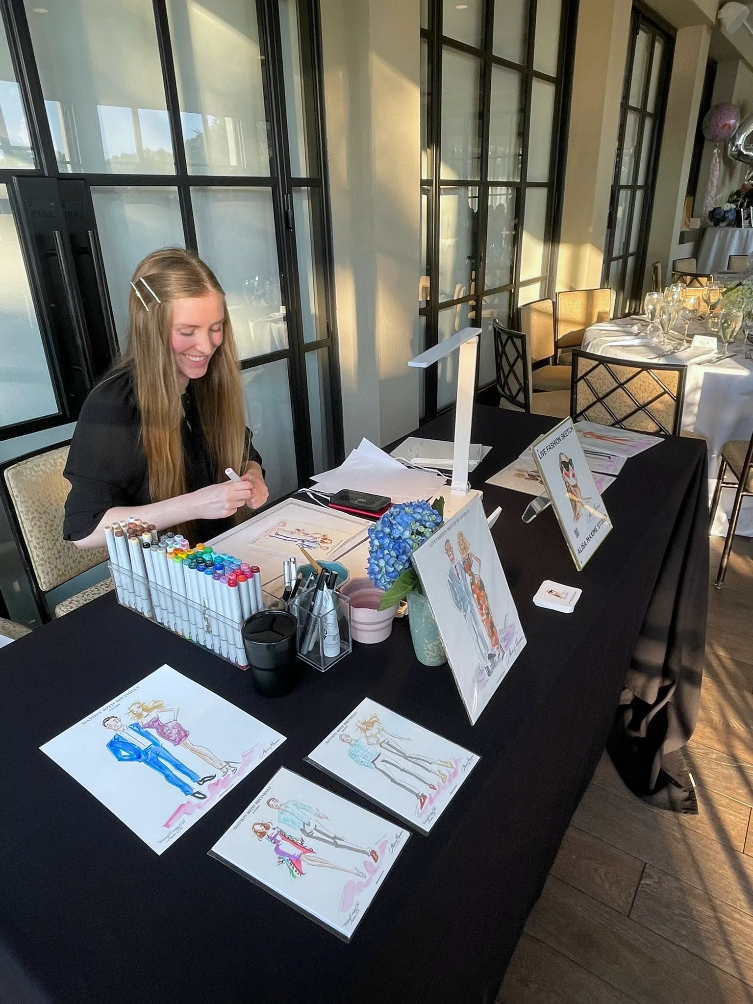 Our table at Westwood Country Club