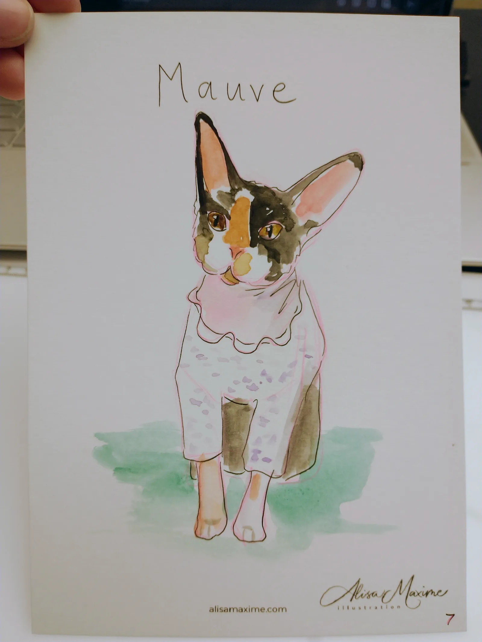Live fashion sketch 8 from Pet Sketching Event in Houston