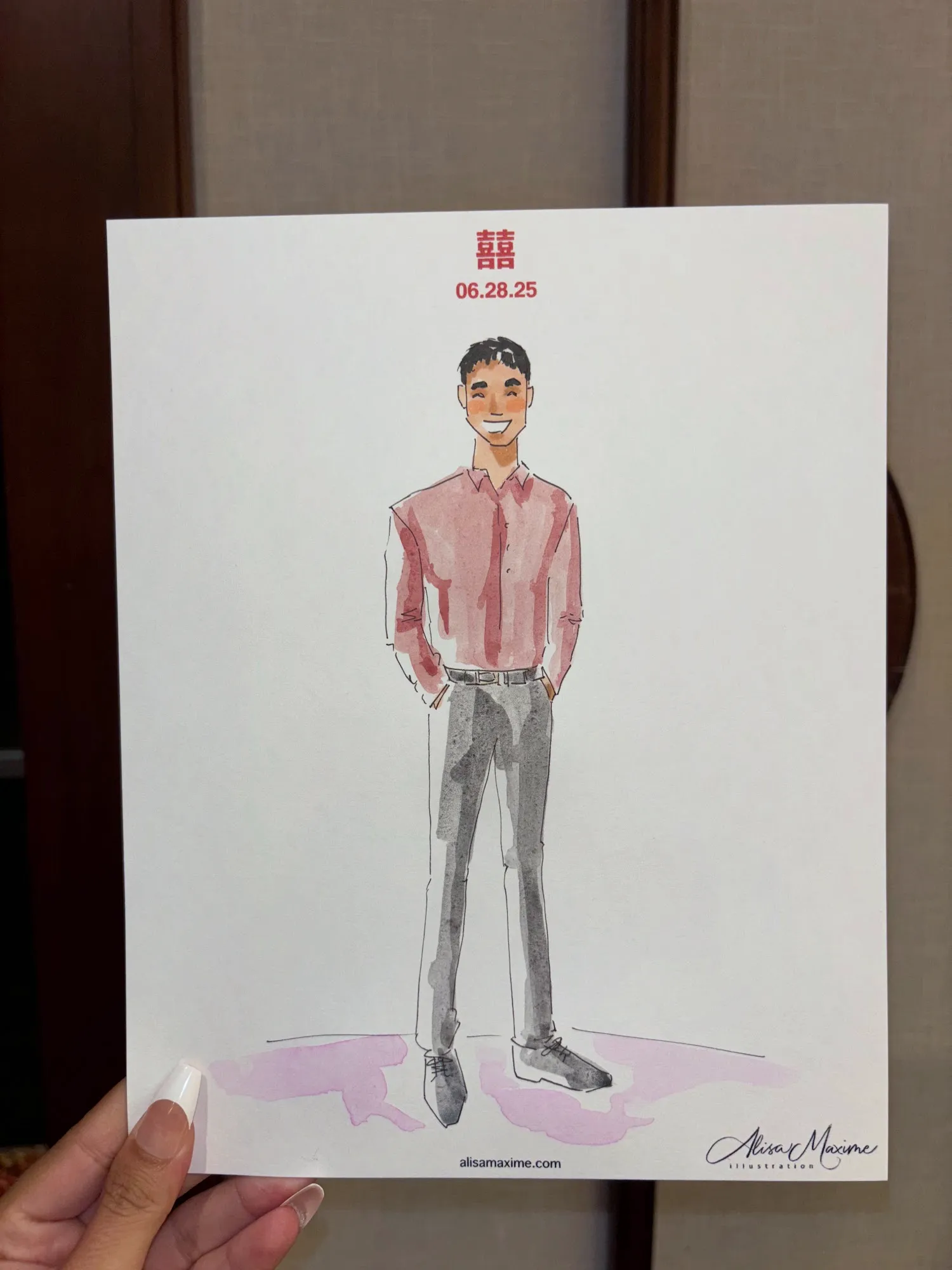 Live fashion sketch 12 from Golden Unicorn Art Experience in New York