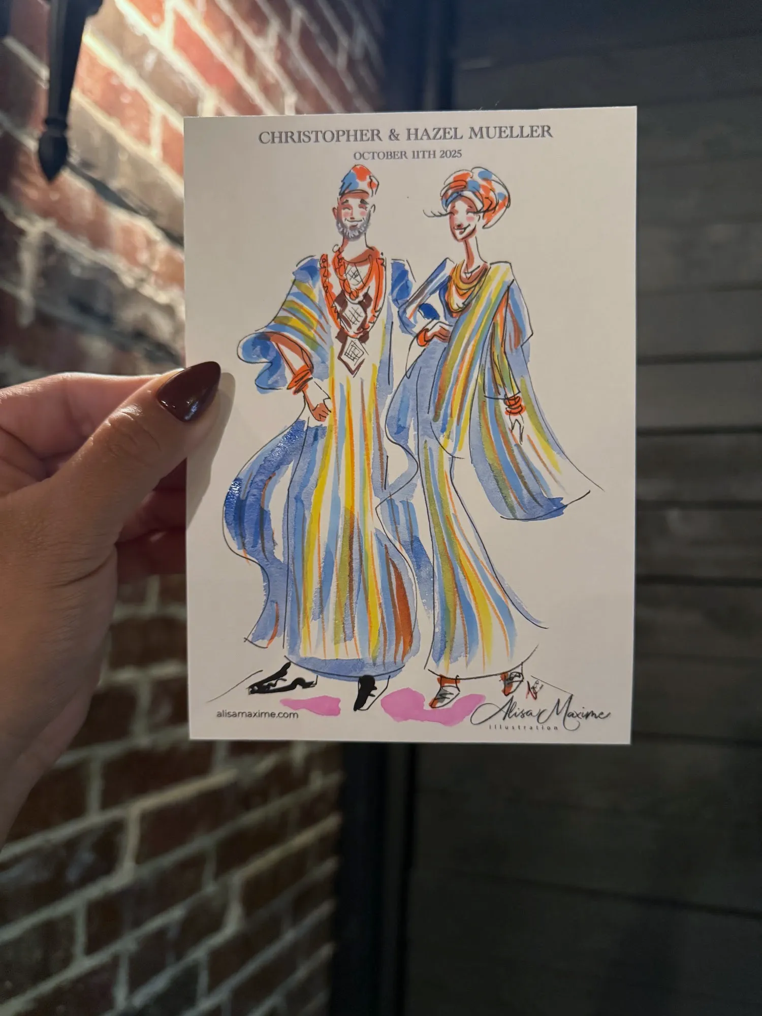 Live fashion sketch 12 from Dallas Wedding Celebration at La Cour Venue