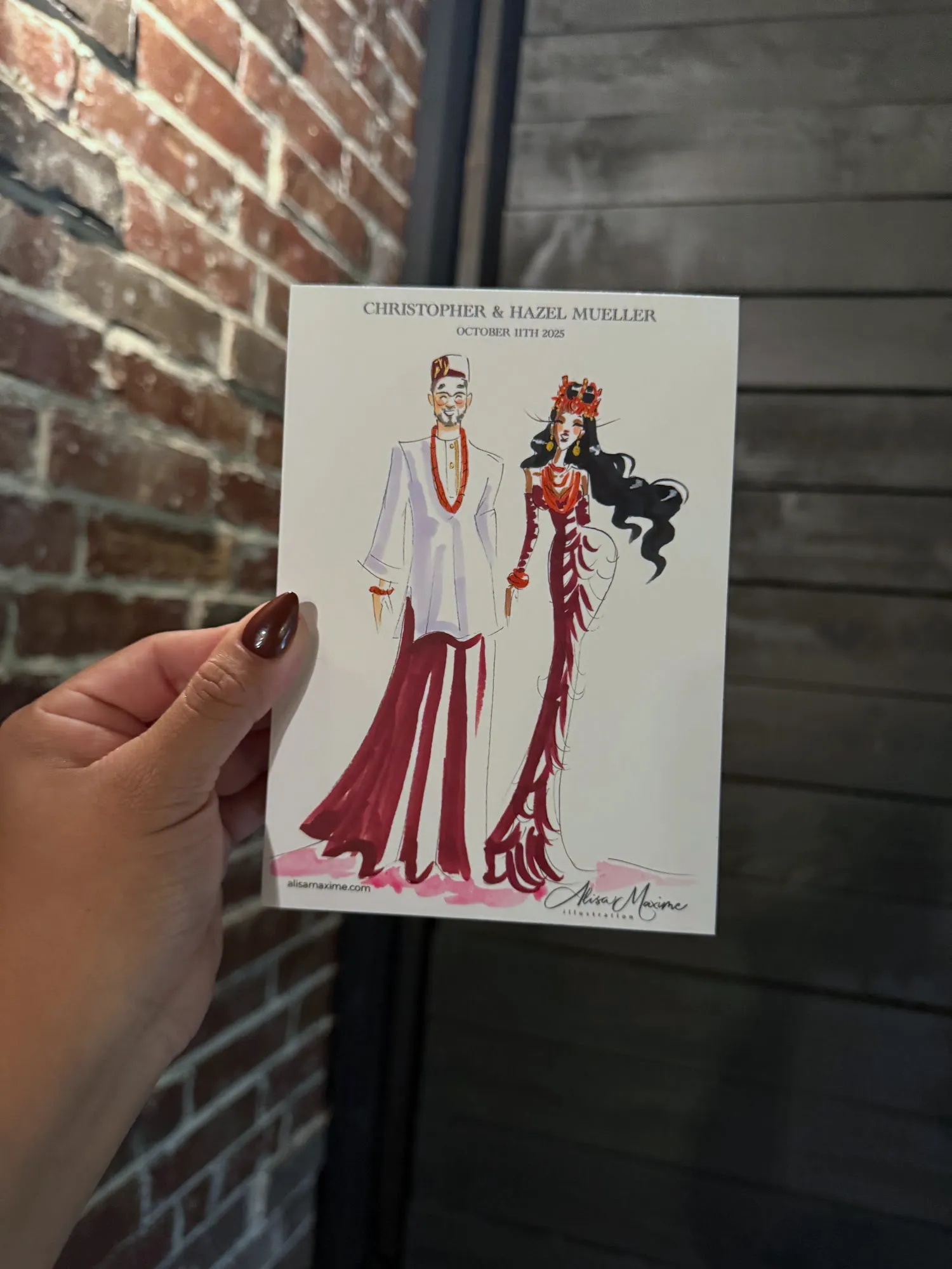 Live fashion sketch 11 from Dallas Wedding Celebration at La Cour Venue