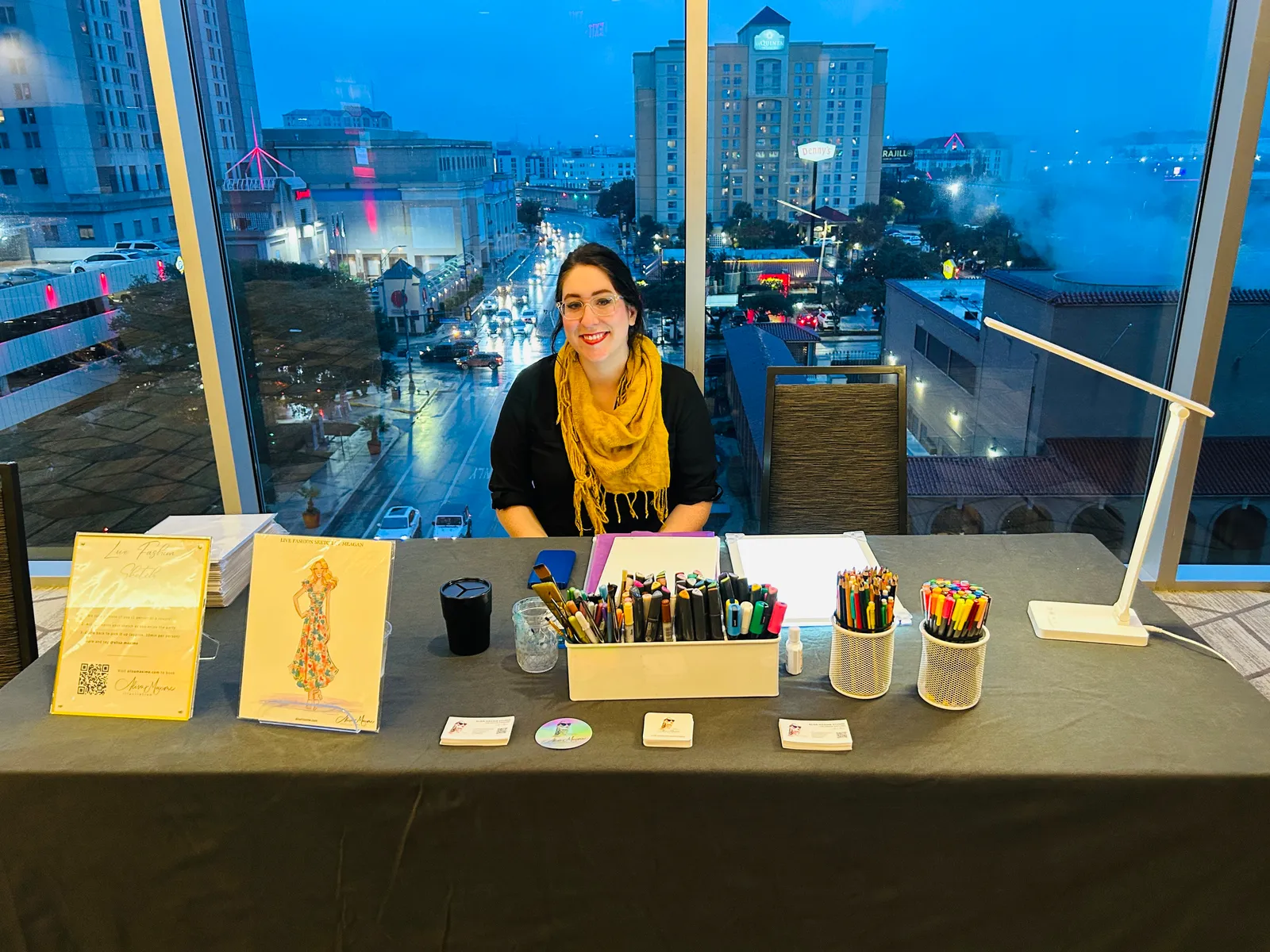 Our table at Grand Hyatt San Antonio