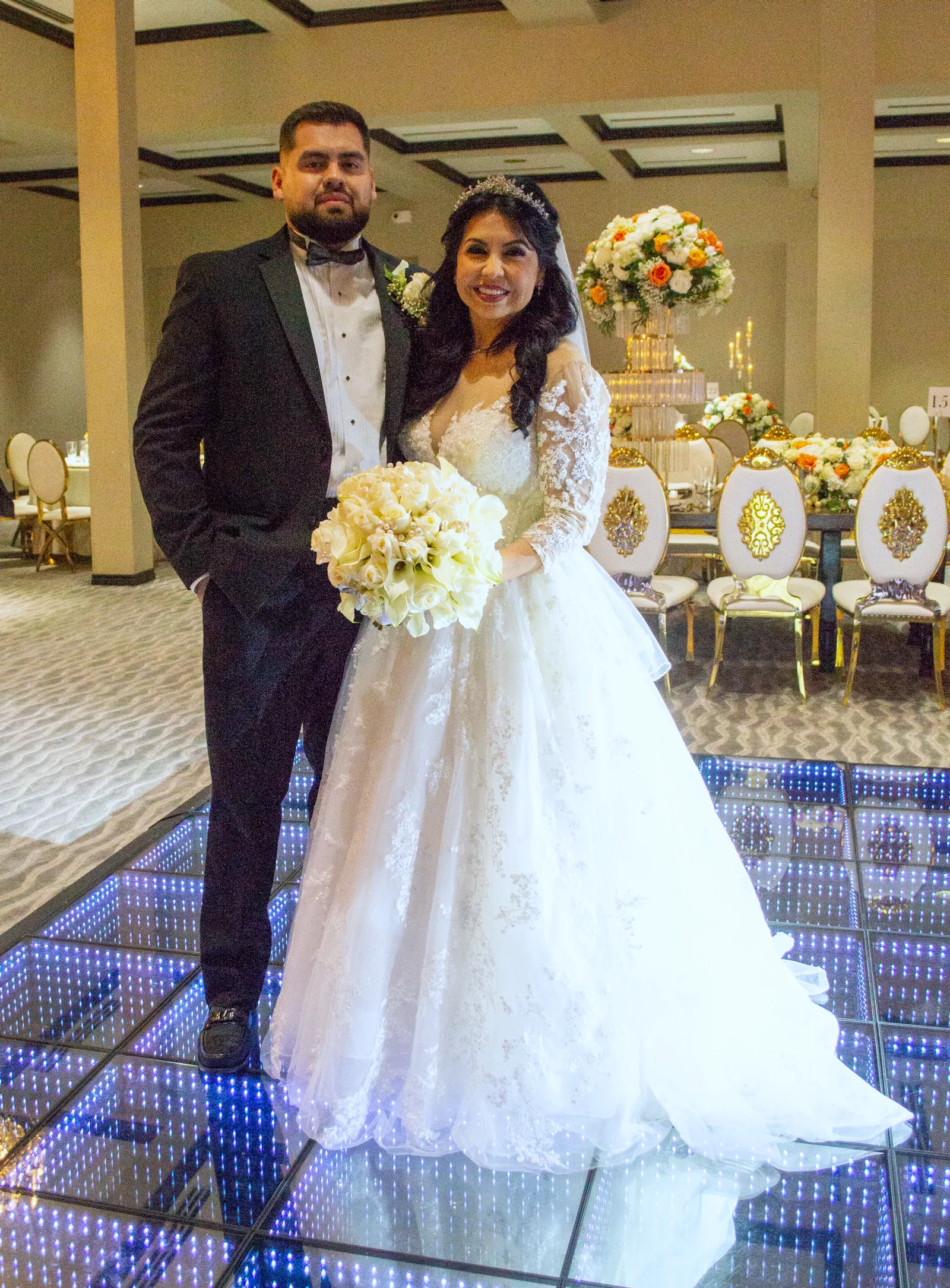 Our table at Laredo Country Club