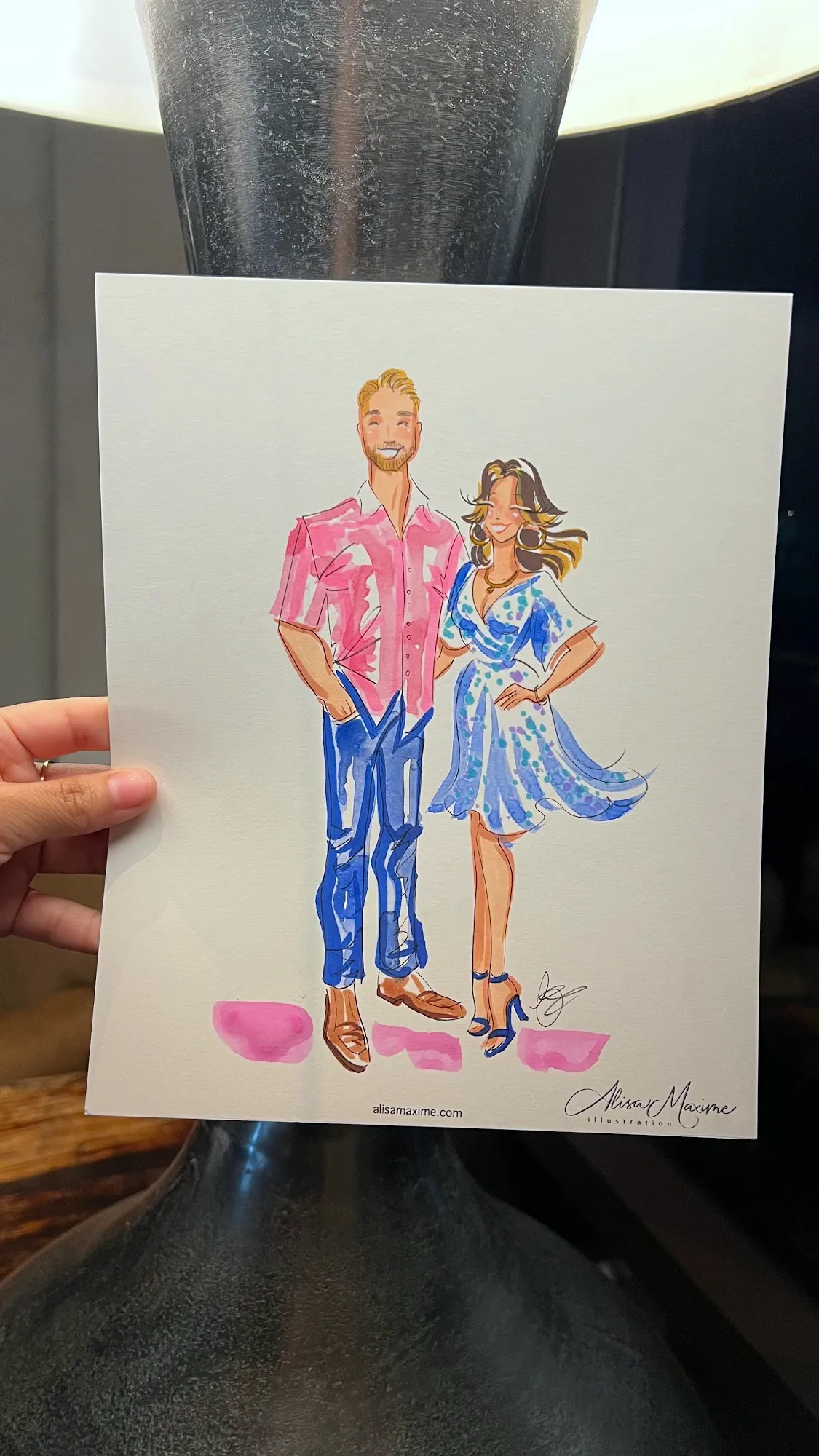 Live fashion sketch 8 from Birthday Celebration at Bowie House, Fort Worth