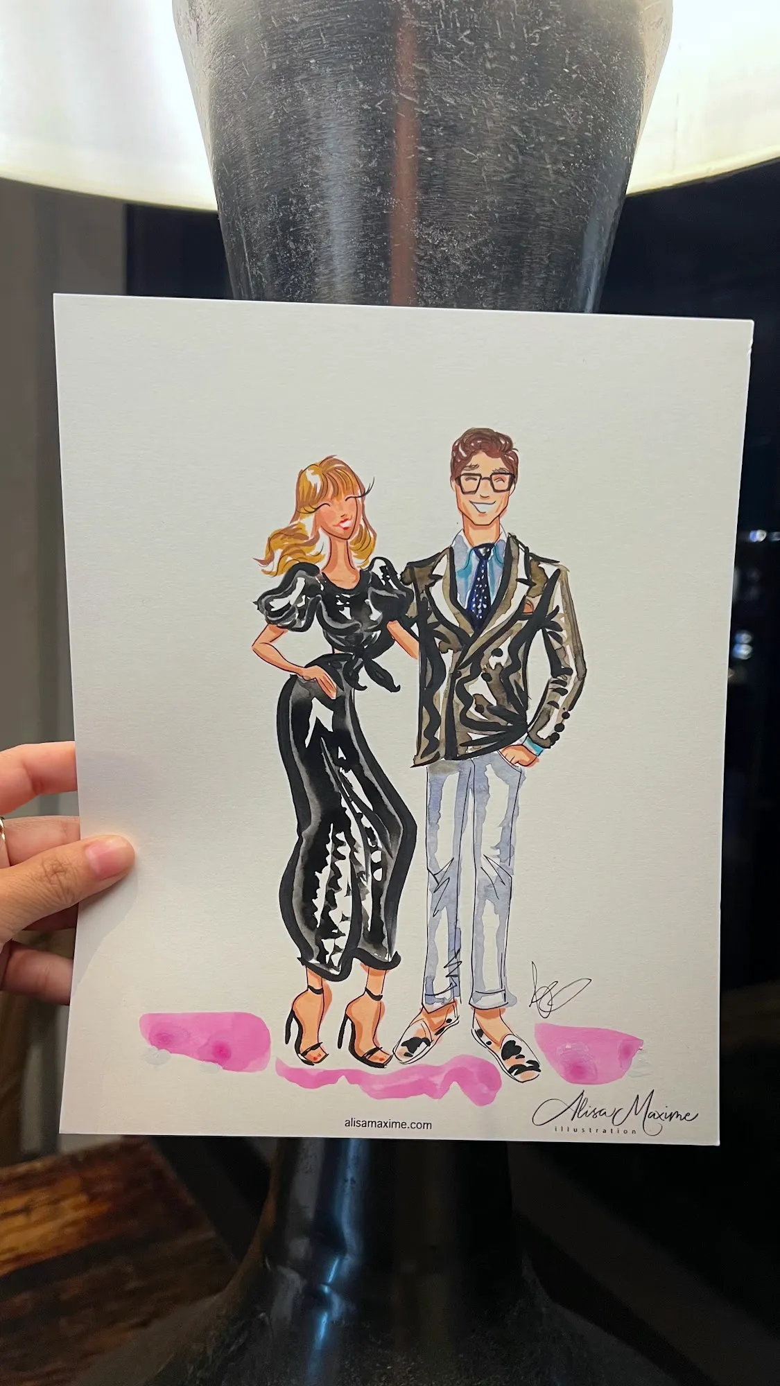 Live fashion sketch 7 from Birthday Celebration at Bowie House, Fort Worth