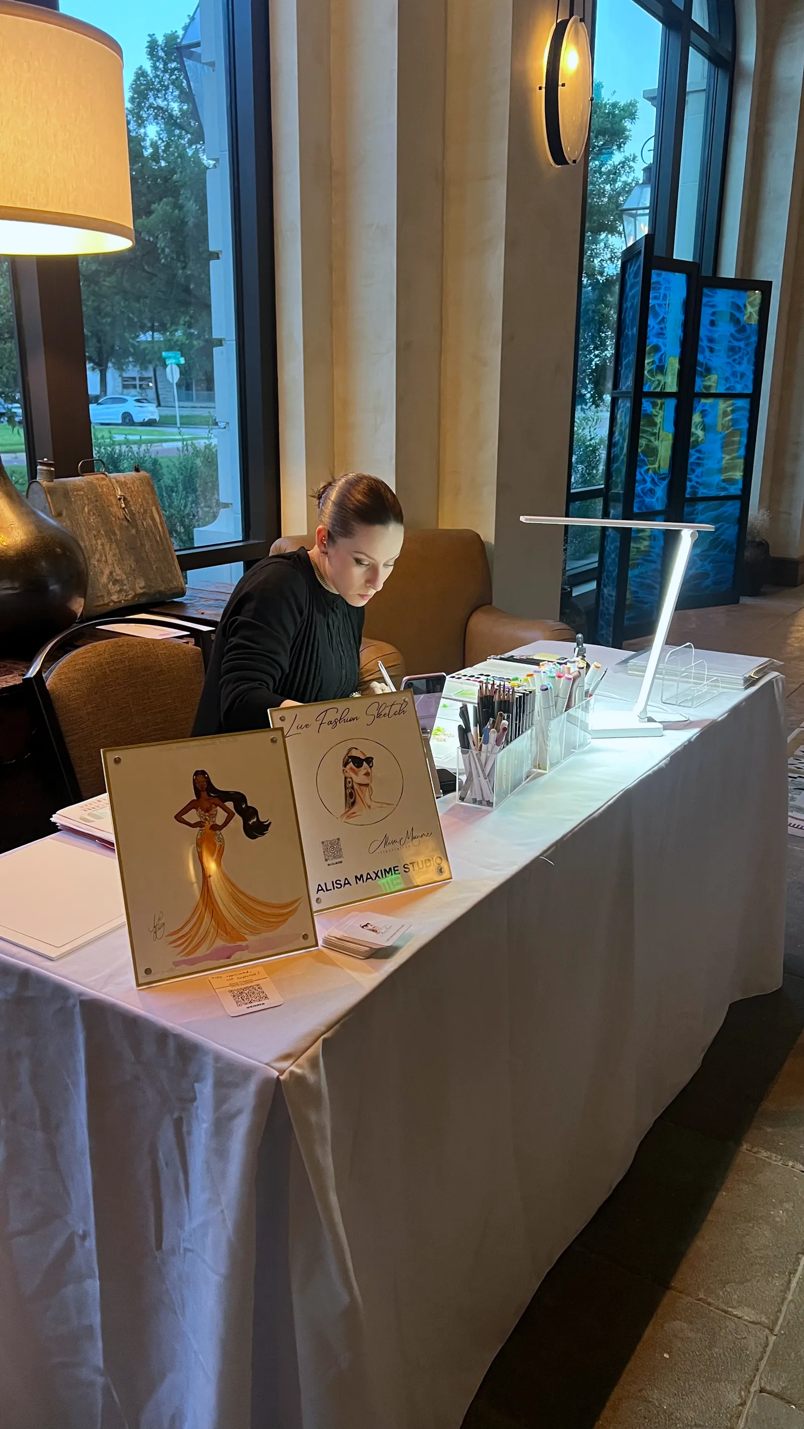 Our table at Bowie House