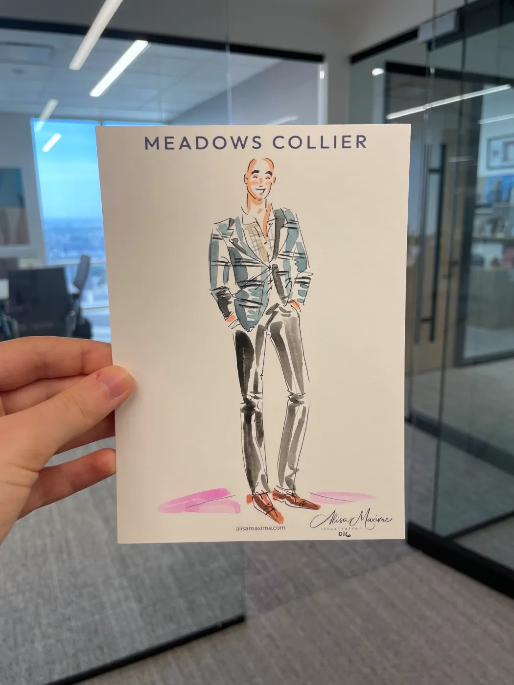 Live fashion sketch 16 from Corporate Party in Downtown Dallas