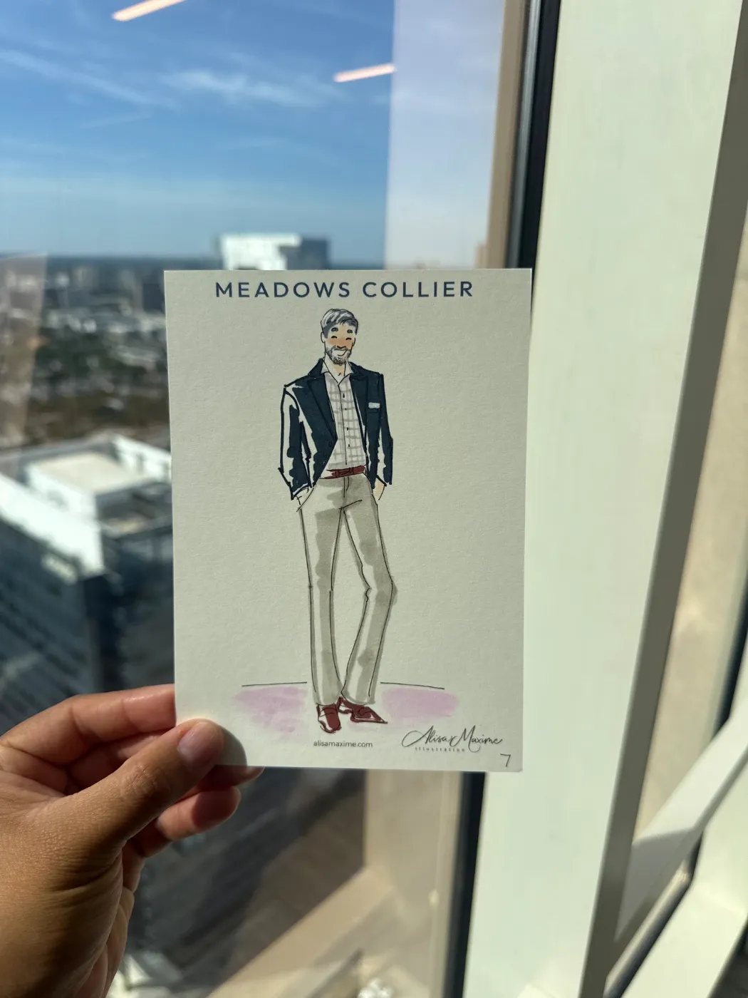 Live fashion sketch 8 from Corporate Party in Downtown Dallas