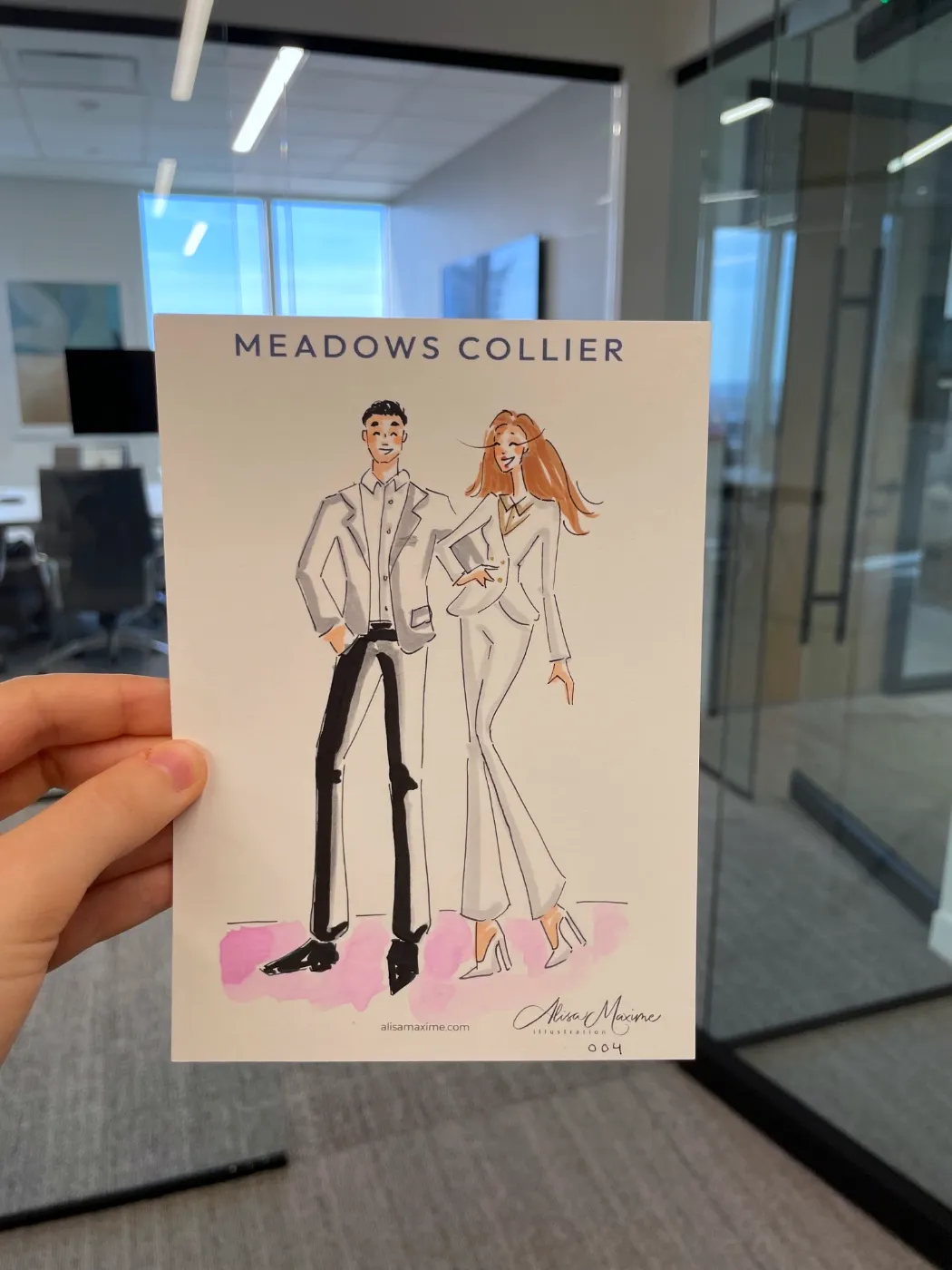 Live fashion sketch 5 from Corporate Party in Downtown Dallas