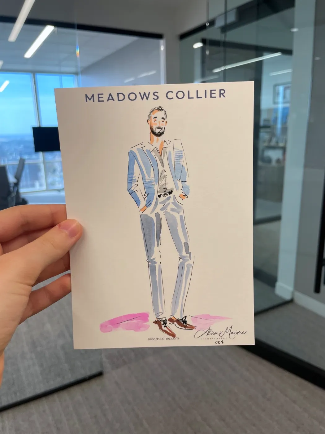 Live fashion sketch 9 from Corporate Party in Downtown Dallas