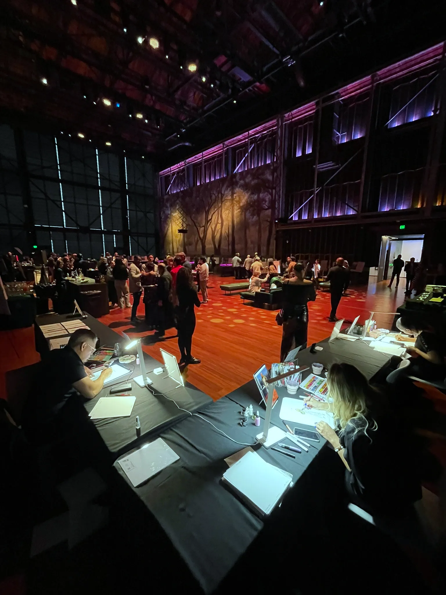 Our table at Sony Pictures Studios
