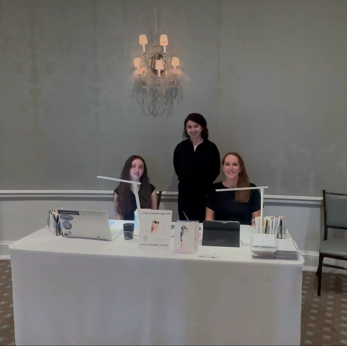 Our table at Houston Country Club
