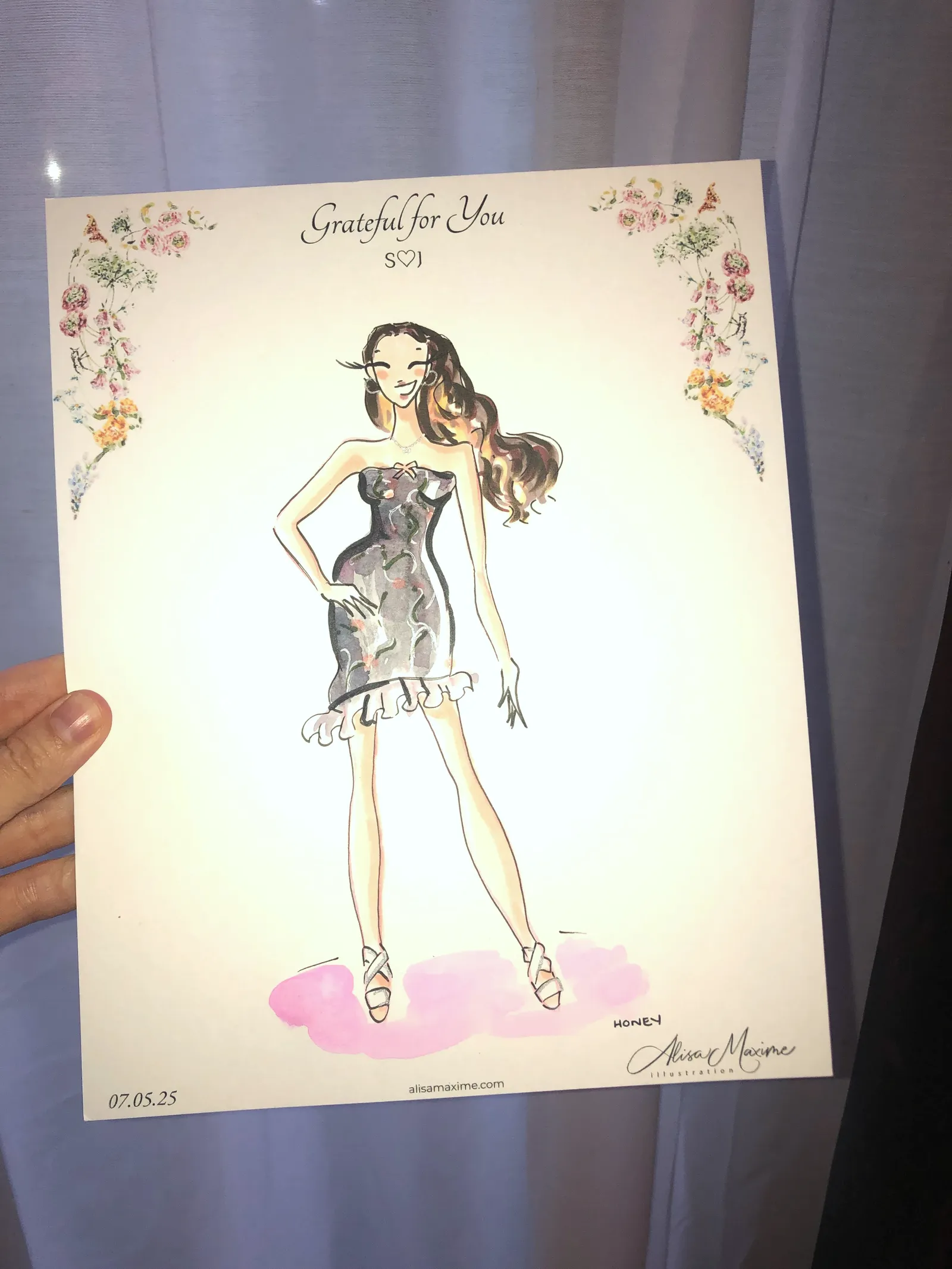 Live fashion sketch 4 from Elegant Evening at Pleasant Home, Oak Park