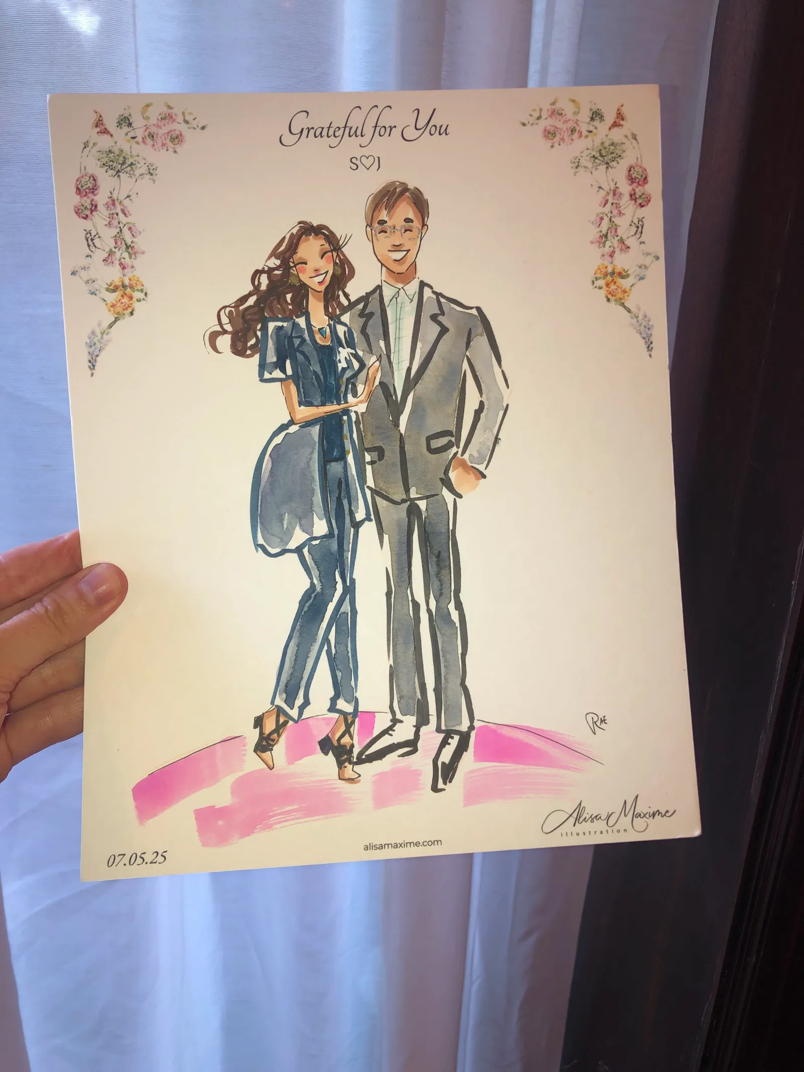 Live fashion sketch 8 from Elegant Evening at Pleasant Home, Oak Park