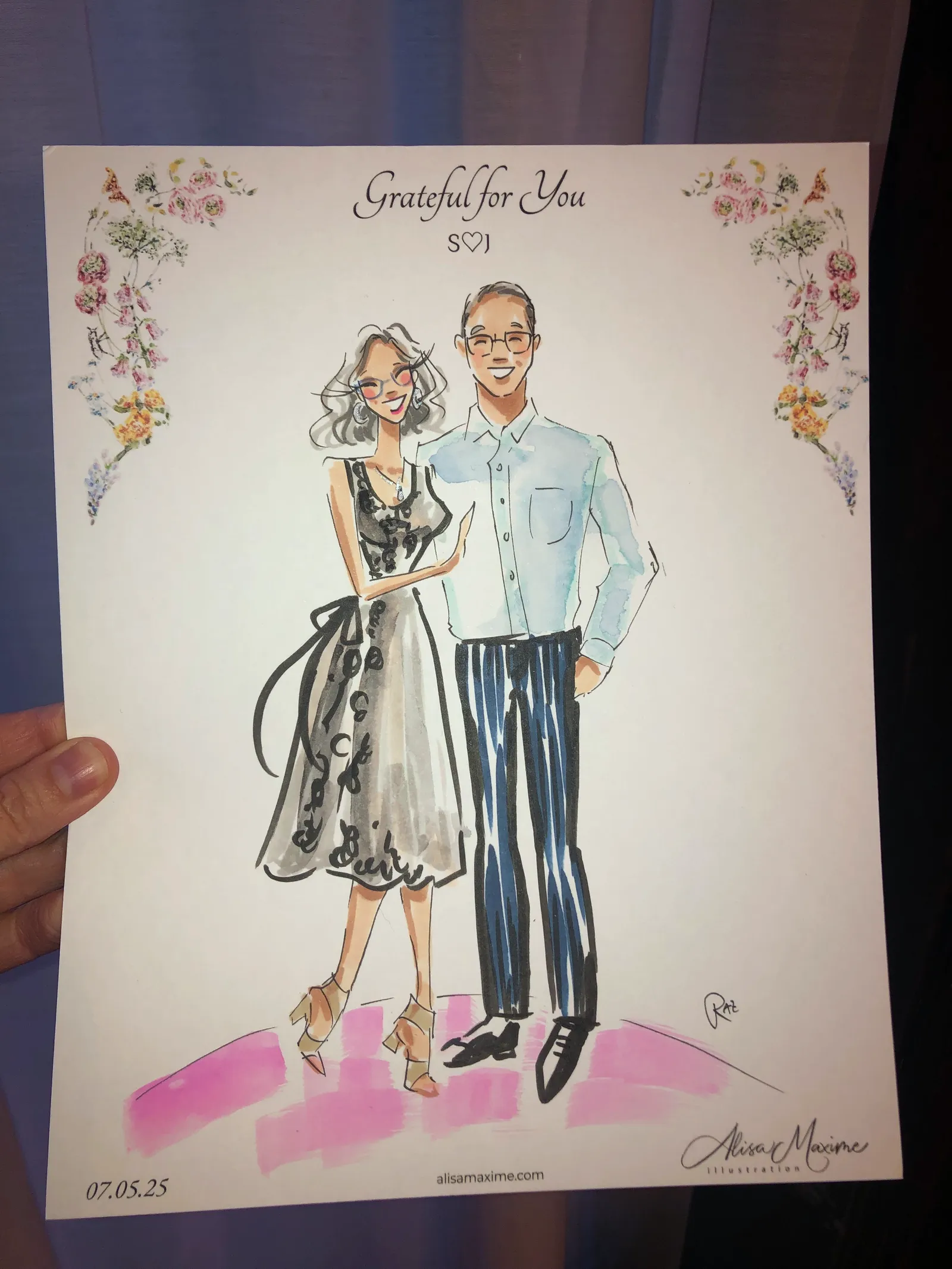 Live fashion sketch 15 from Elegant Evening at Pleasant Home, Oak Park