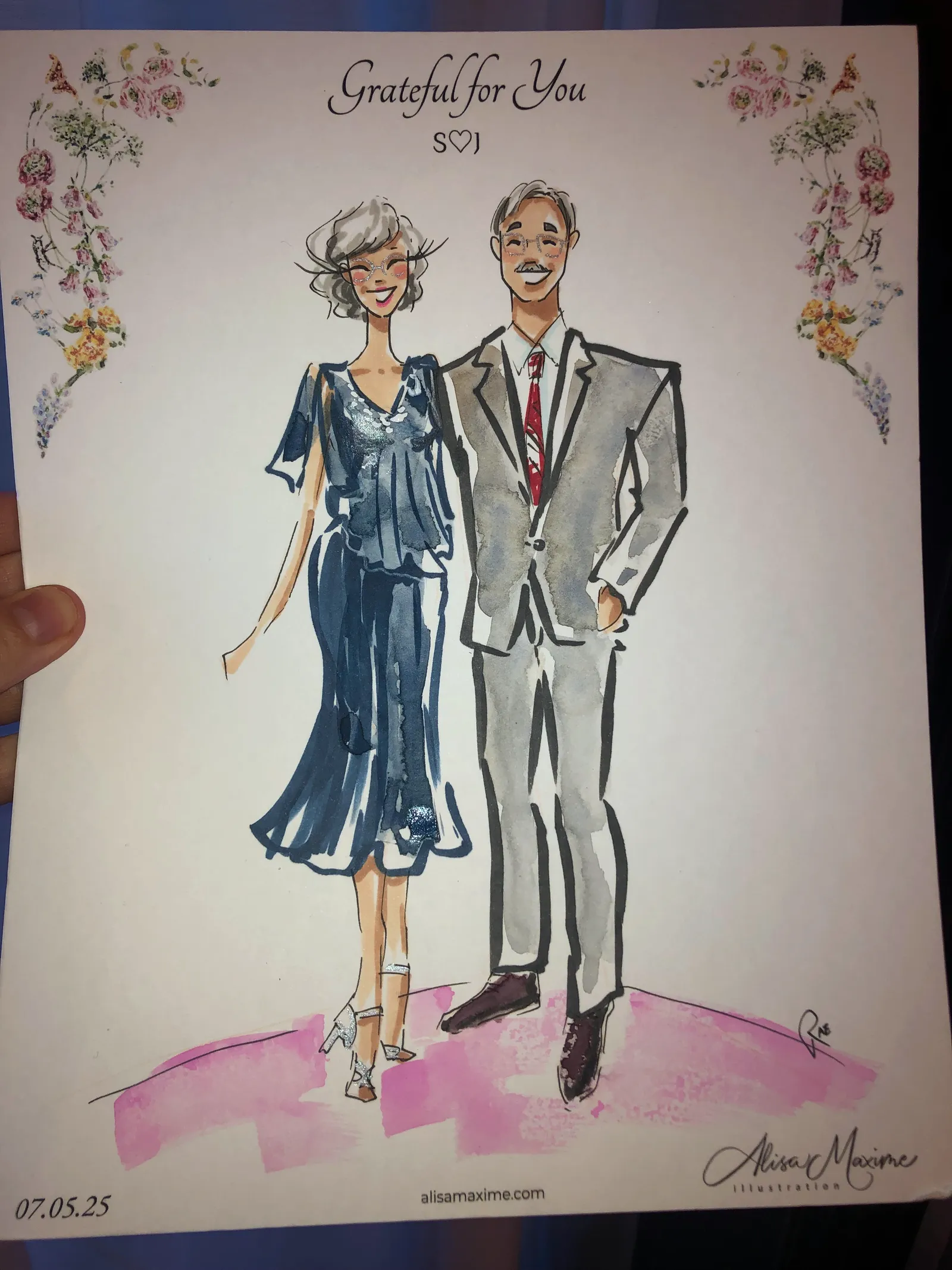 Live fashion sketch 14 from Elegant Evening at Pleasant Home, Oak Park