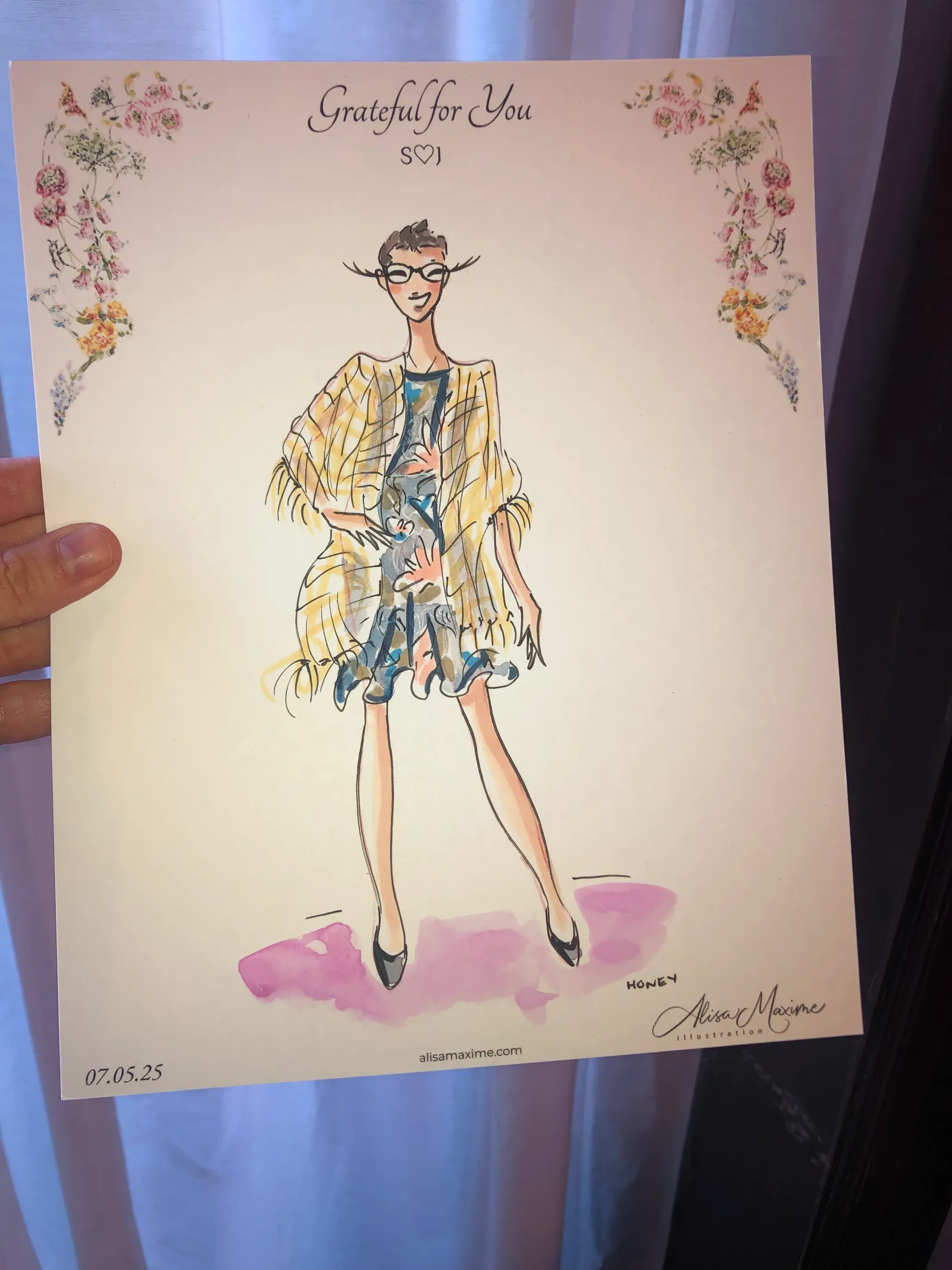 Live fashion sketch 9 from Elegant Evening at Pleasant Home, Oak Park