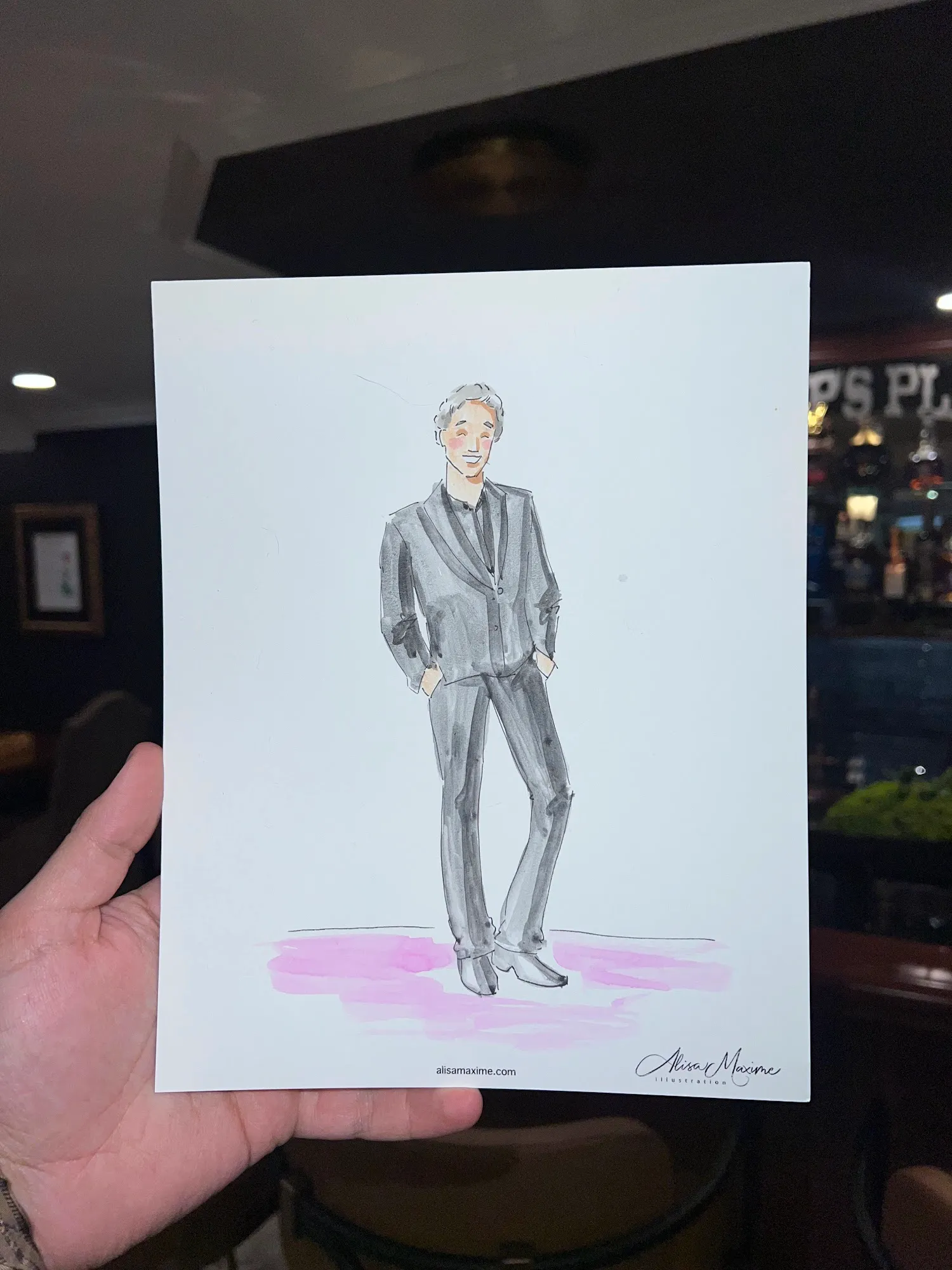 Live fashion sketch 7 from Bridal Shower in Hamilton Township