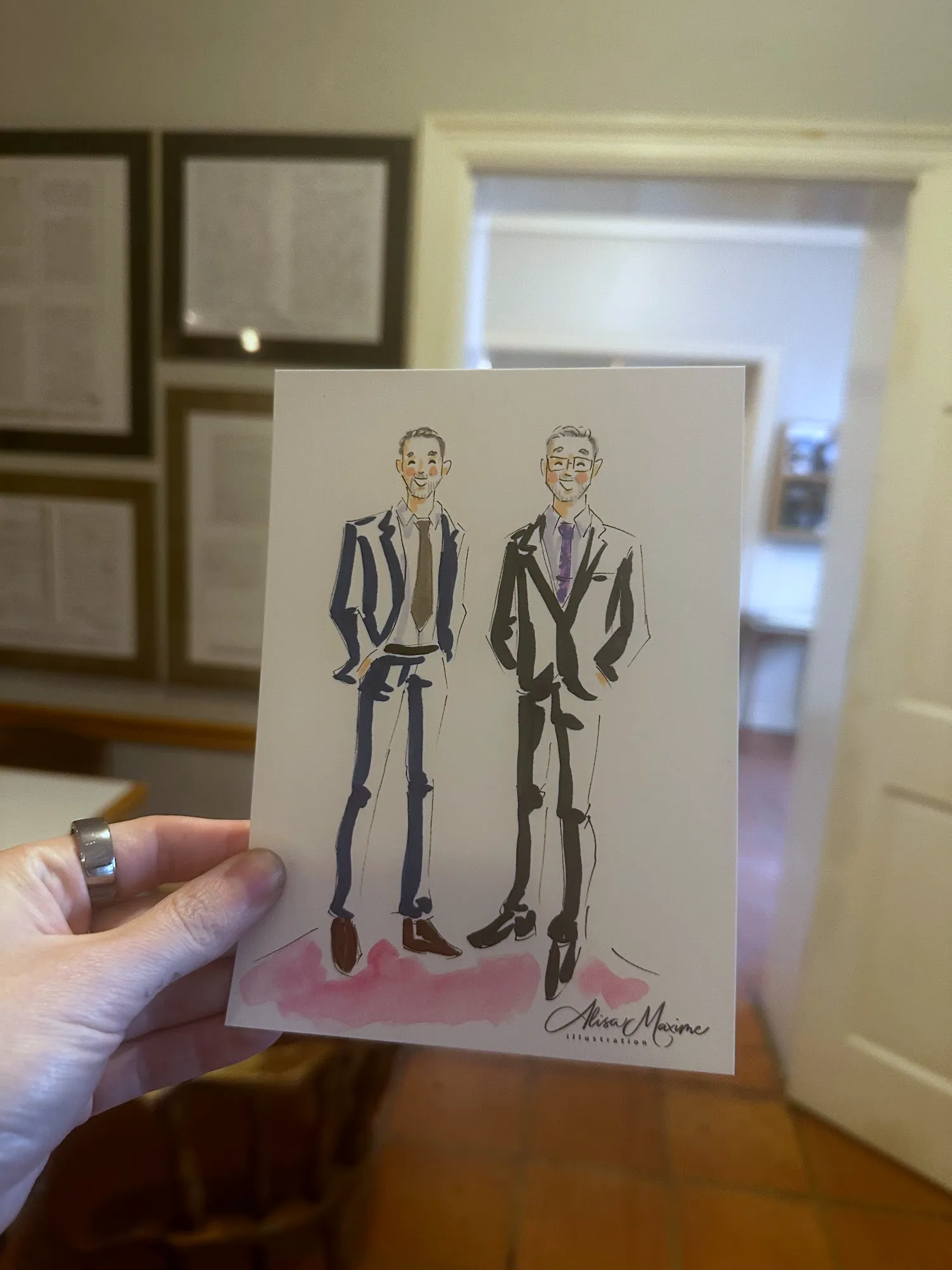 Live fashion sketch 15 from Quinceañera Celebration in Austin