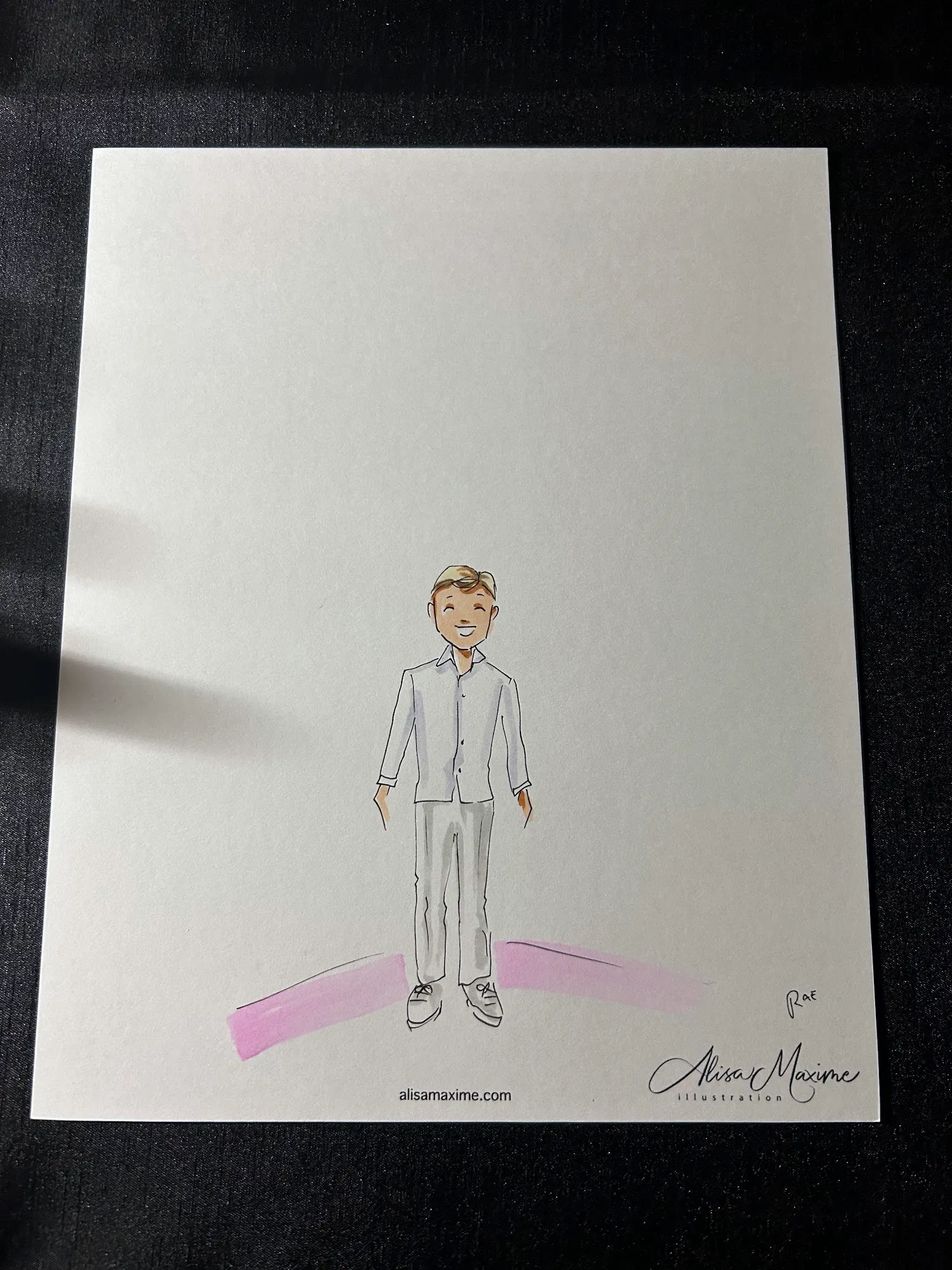 Live fashion sketch 13 from A Chic Wedding Celebration in Chicago