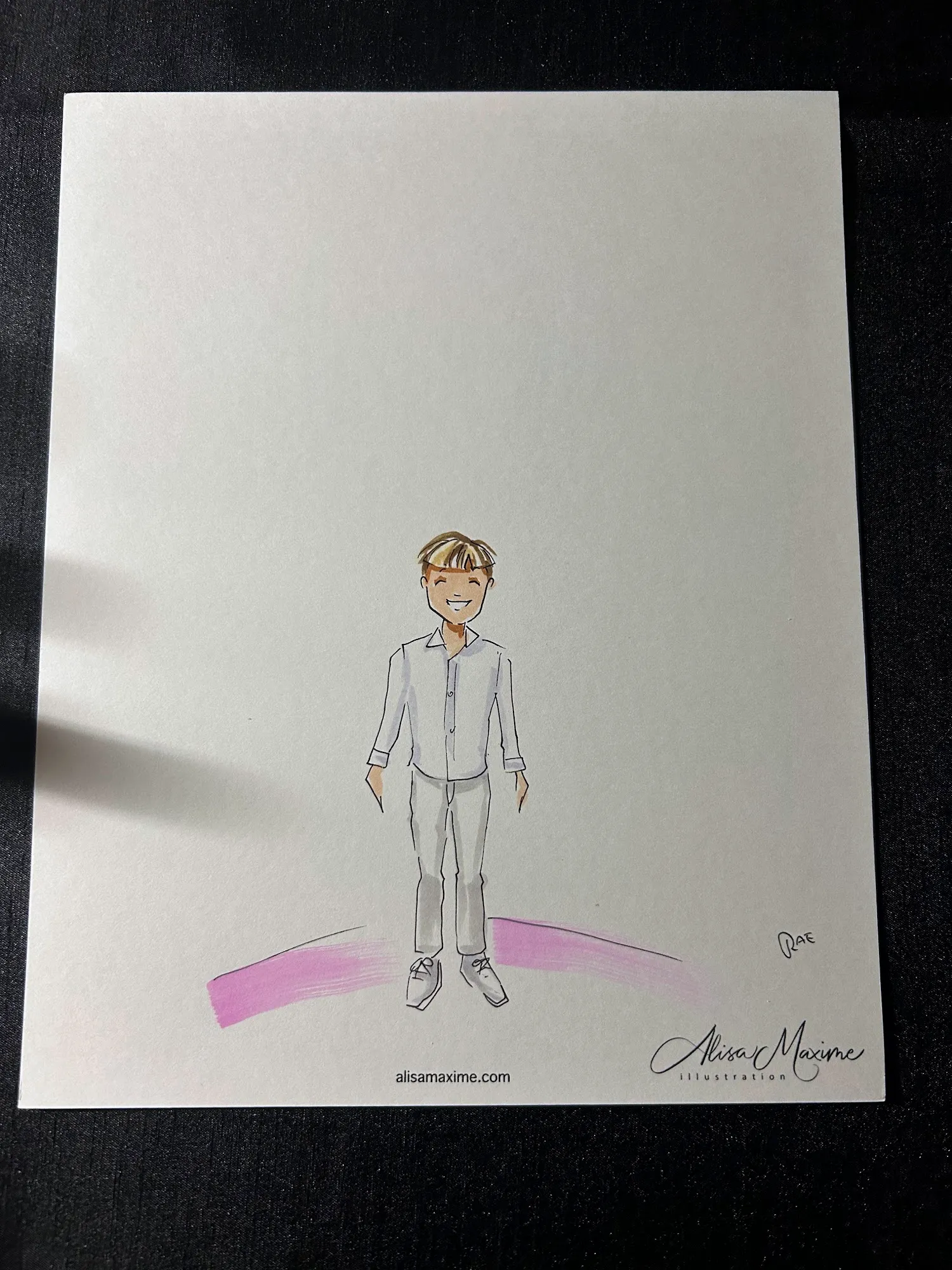 Live fashion sketch 12 from A Chic Wedding Celebration in Chicago
