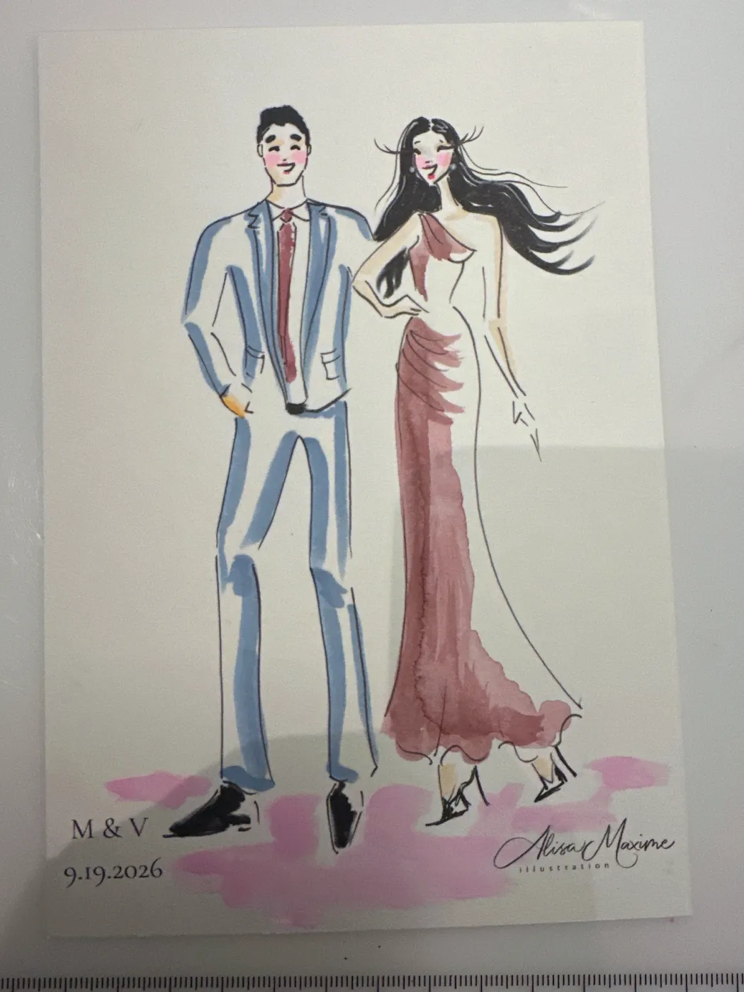 Live fashion sketch 11 from Wedding Celebration at Public Hotel, New York