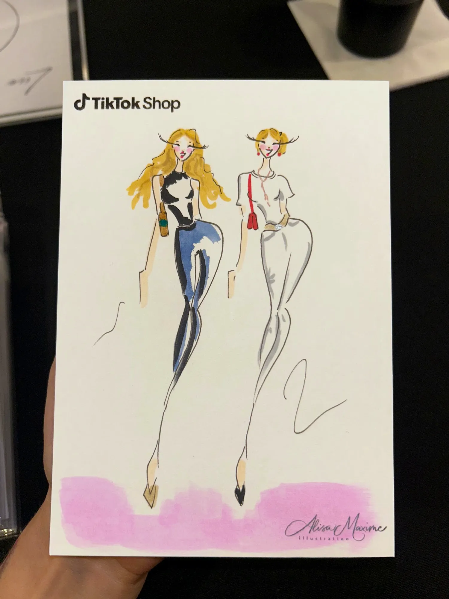 Live sketch from Shop Event at Sofia Gutierrez, New York