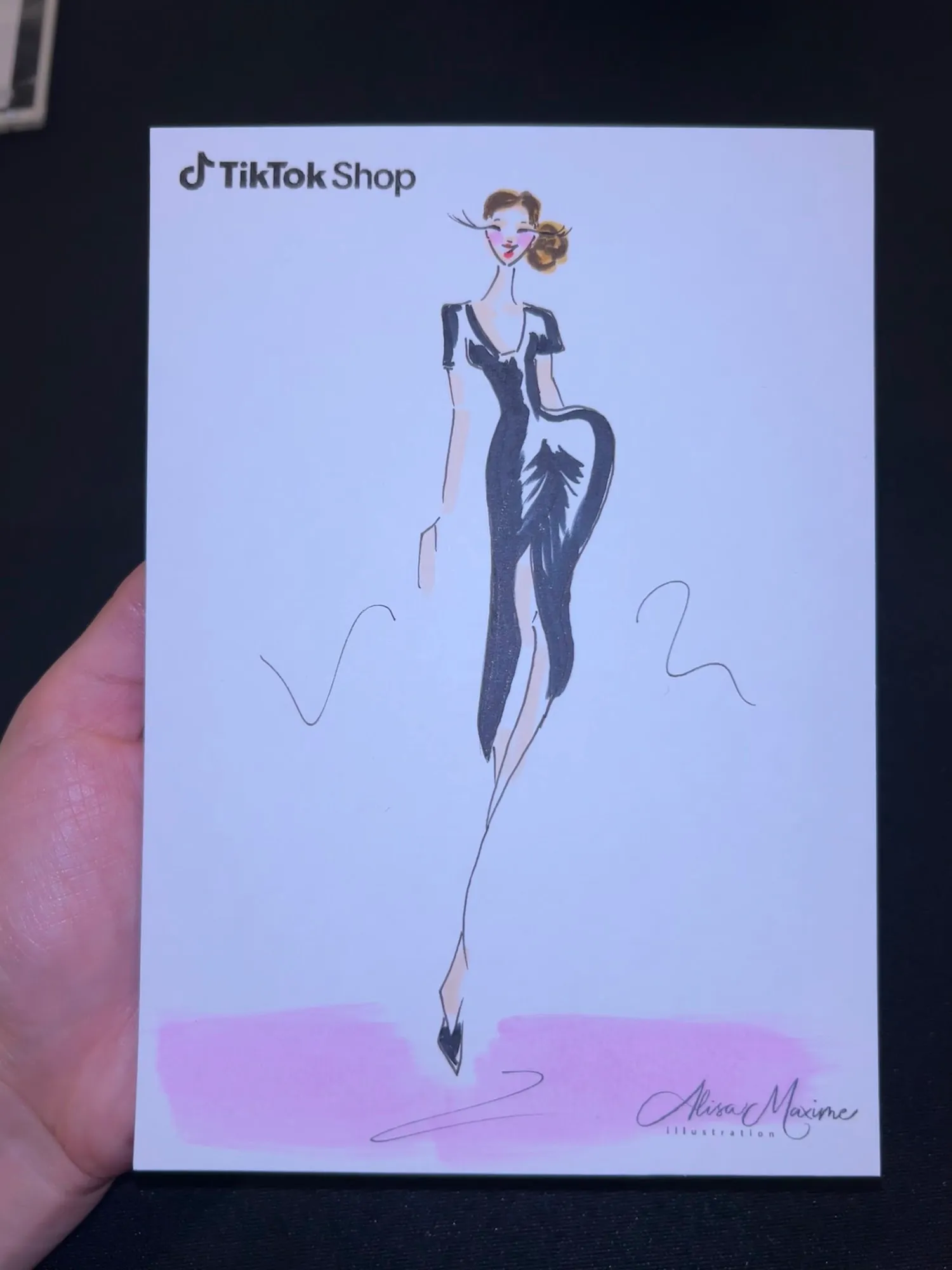 Live fashion sketch 5 from Shop Event at Sofia Gutierrez, New York