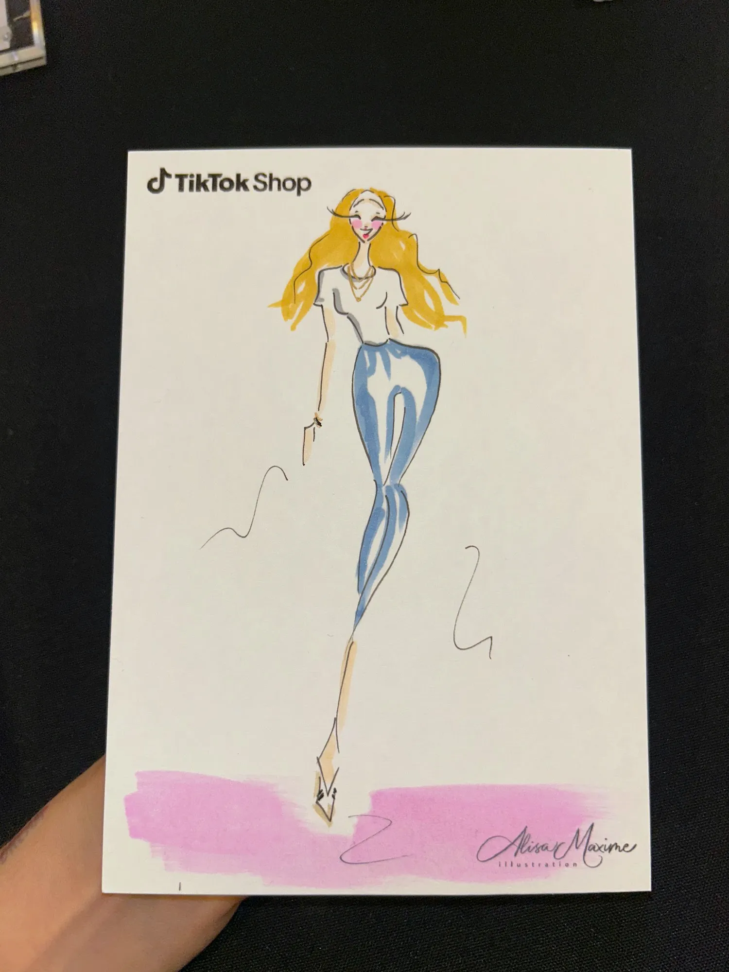 Live fashion sketch 10 from Shop Event at Sofia Gutierrez, New York