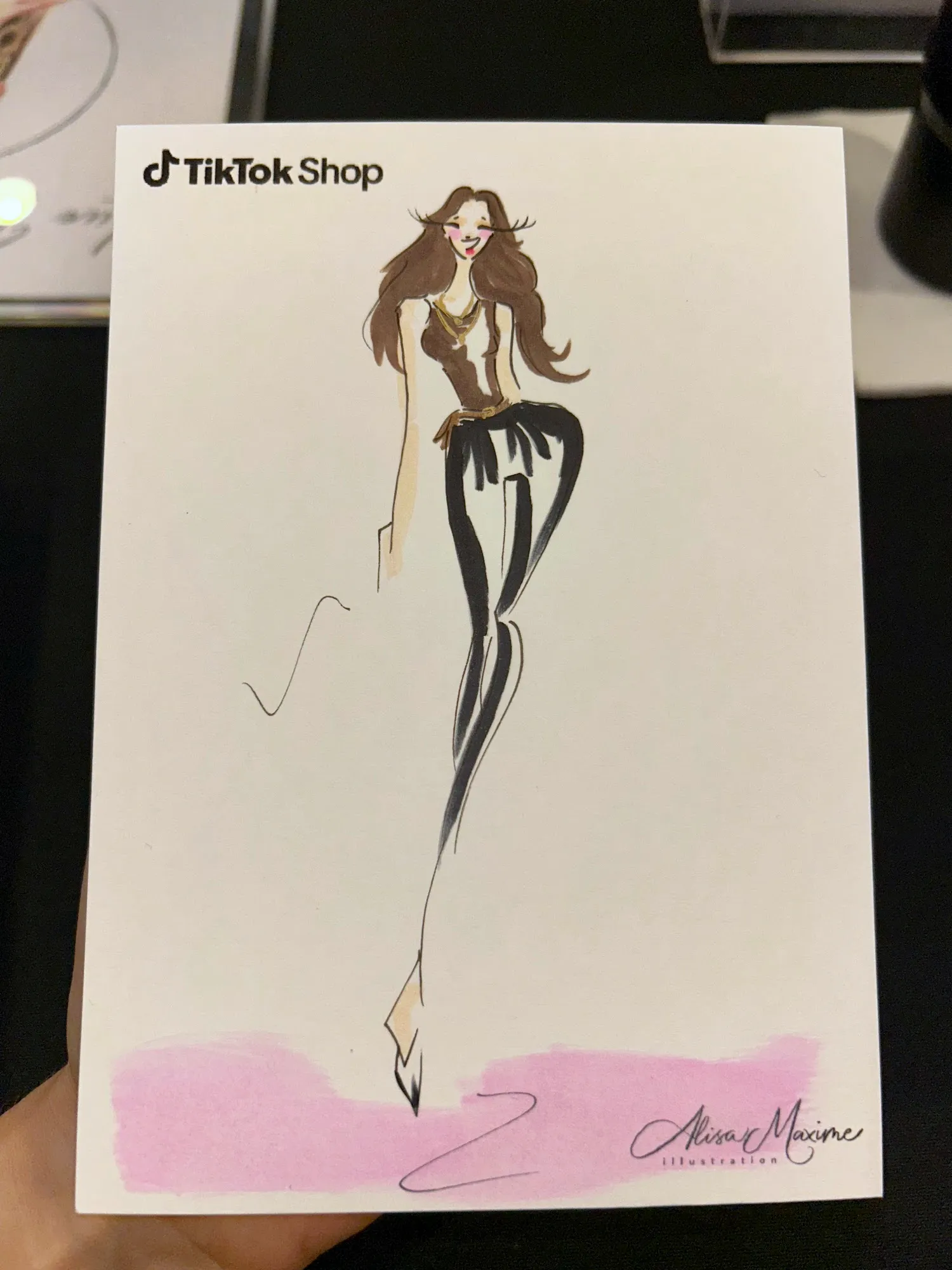 Live fashion sketch 9 from Shop Event at Sofia Gutierrez, New York