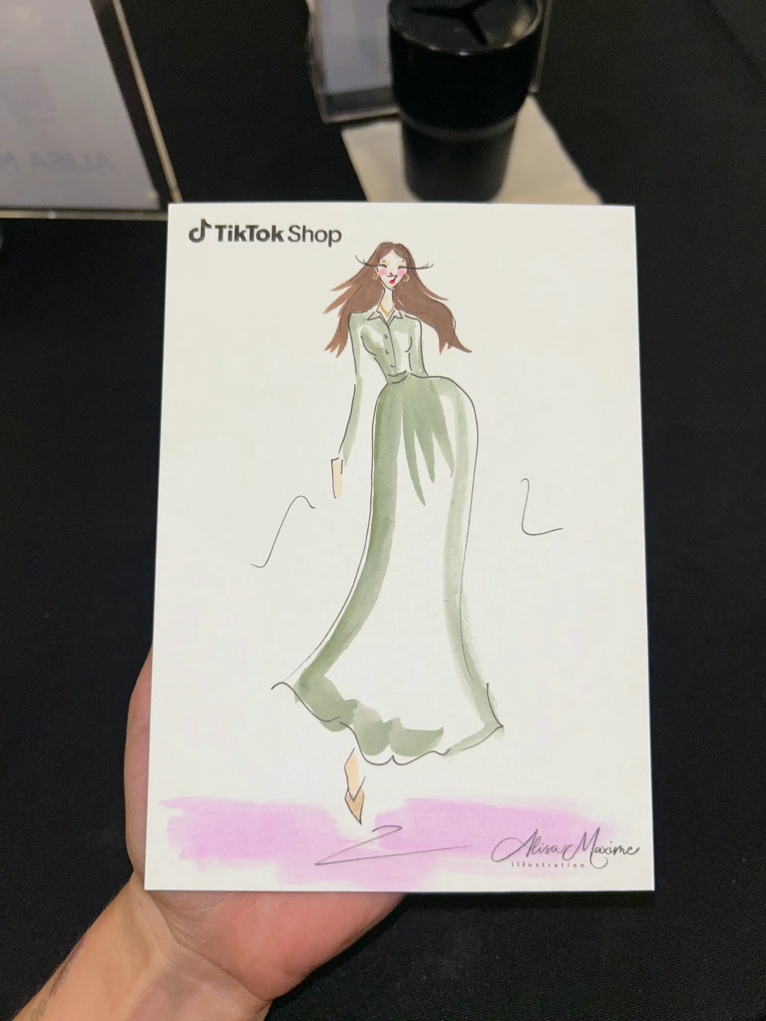 Live fashion sketch 13 from Shop Event at Sofia Gutierrez, New York