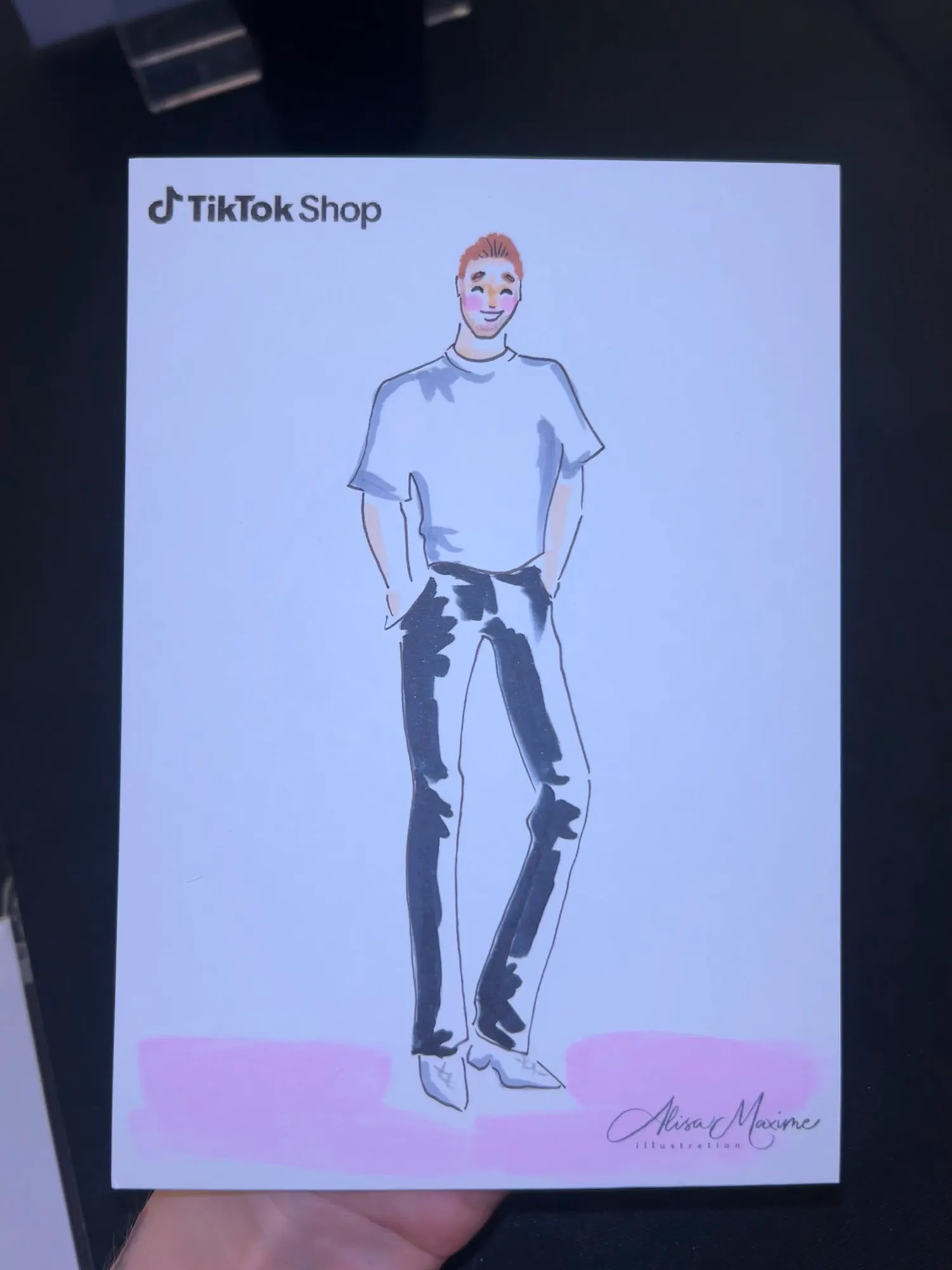 Live fashion sketch 3 from Shop Event at Sofia Gutierrez, New York