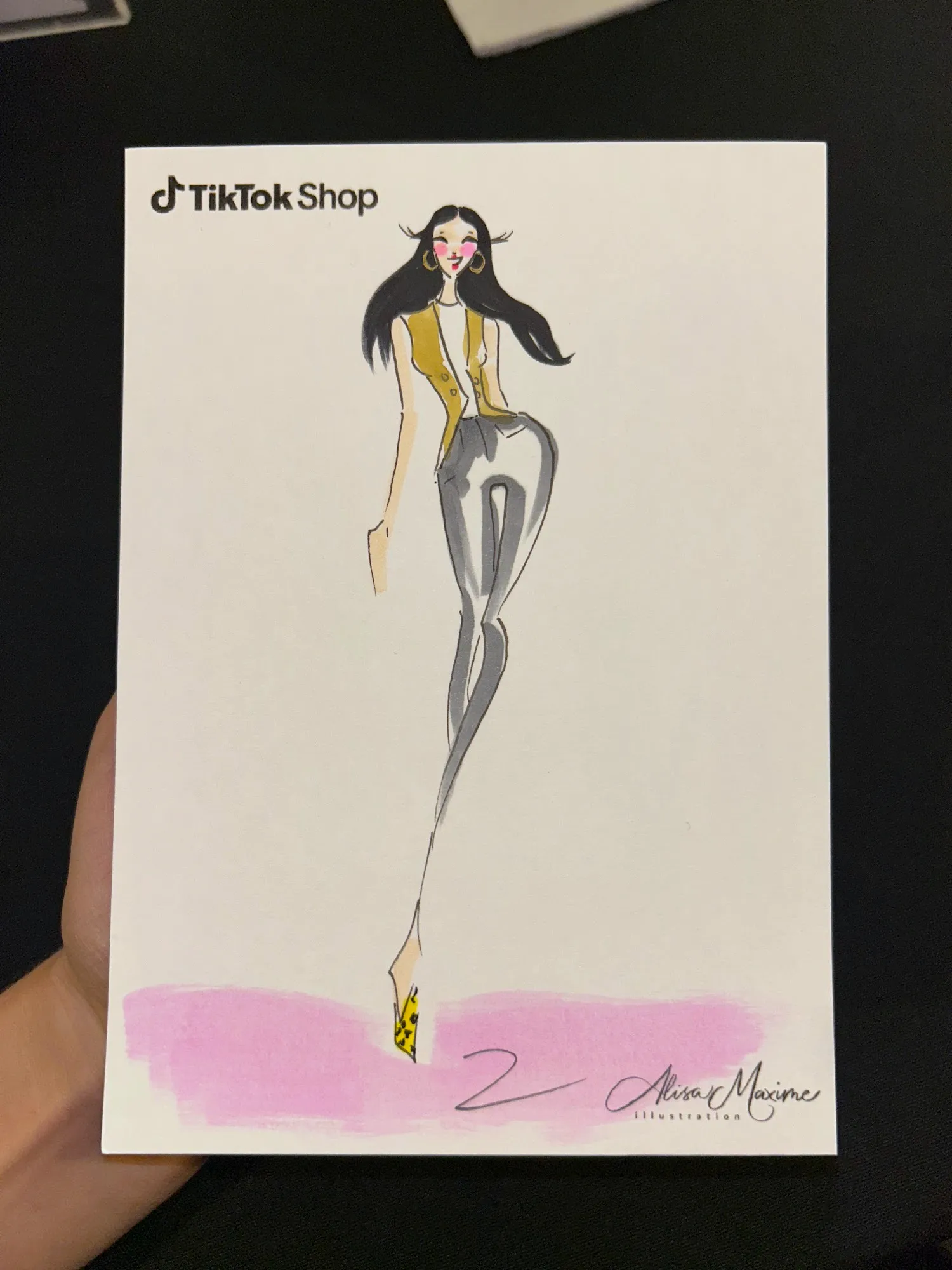 Live fashion sketch 14 from Shop Event at Sofia Gutierrez, New York
