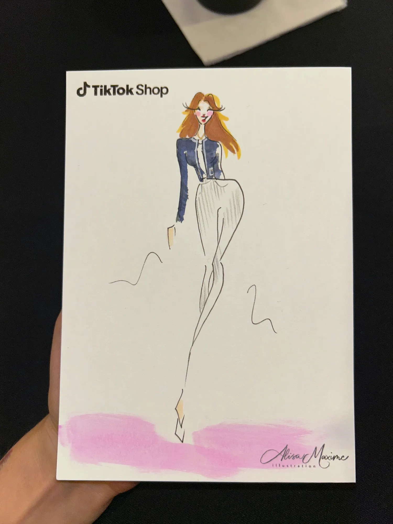 Live fashion sketch 11 from Shop Event at Sofia Gutierrez, New York