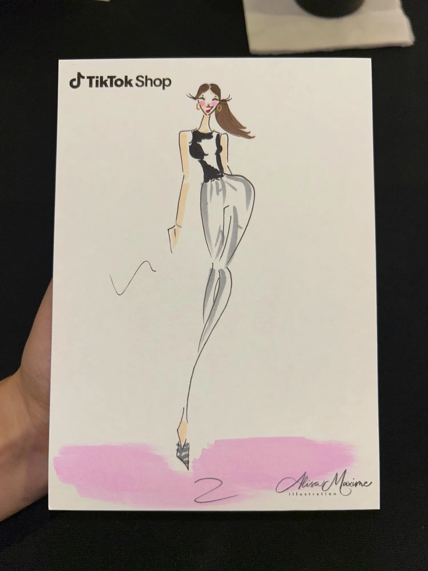 Live fashion sketch 16 from Shop Event at Sofia Gutierrez, New York