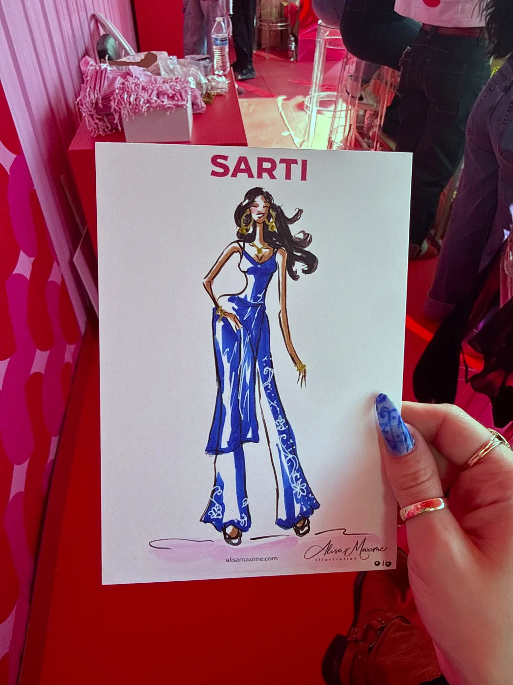 Live fashion sketch 10 from Sarti Brand Activation in New York