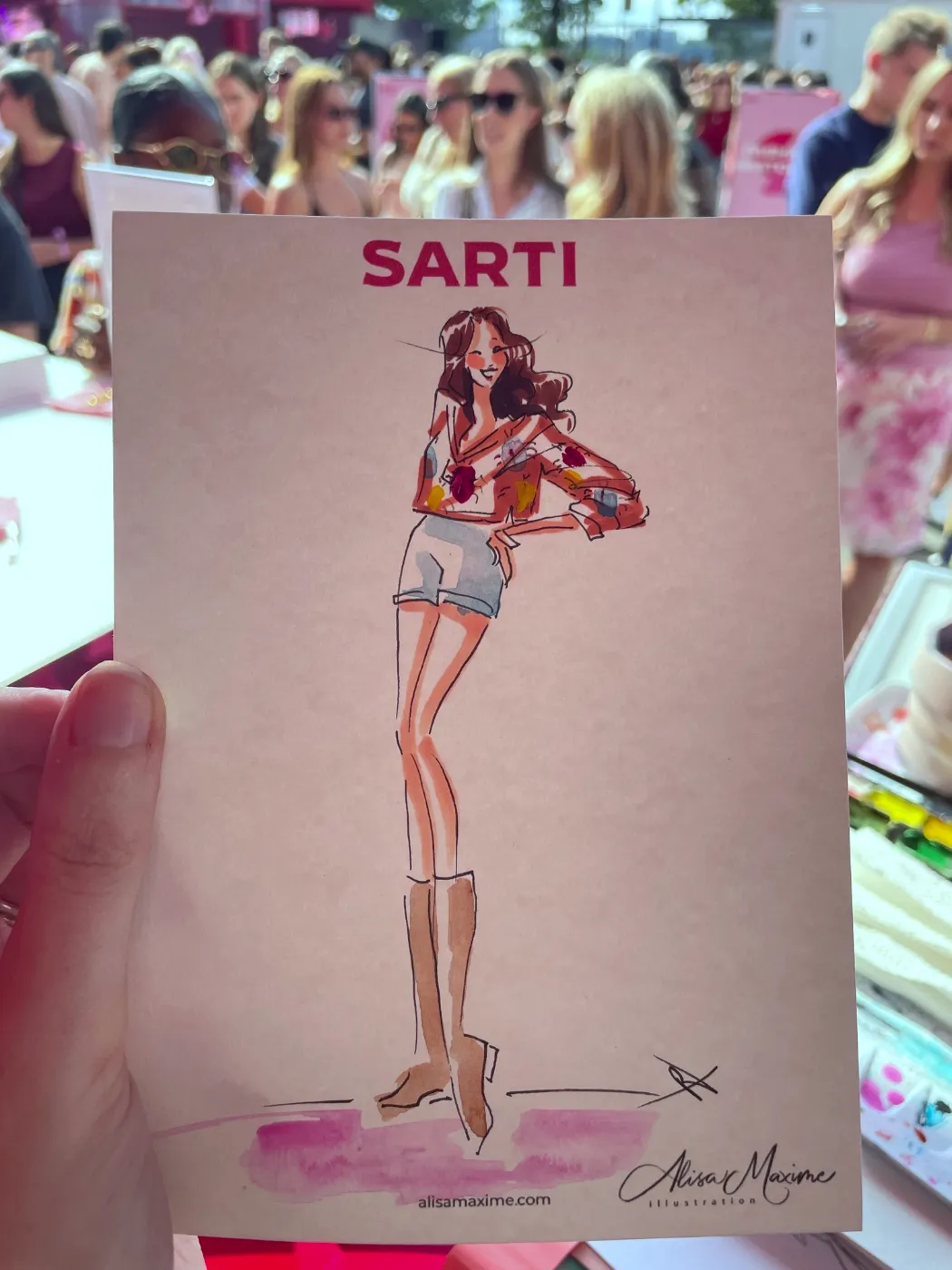 Live sketch from Sarti Brand Activation in New York