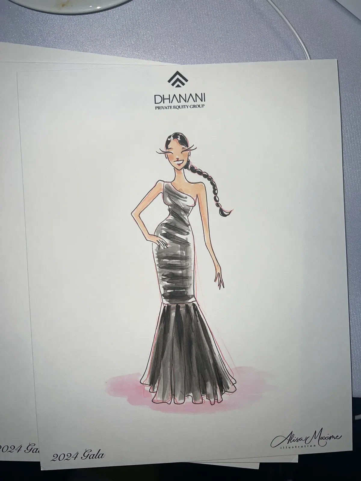 Live sketch from Rahul Gala at Marriott Marquis Houston