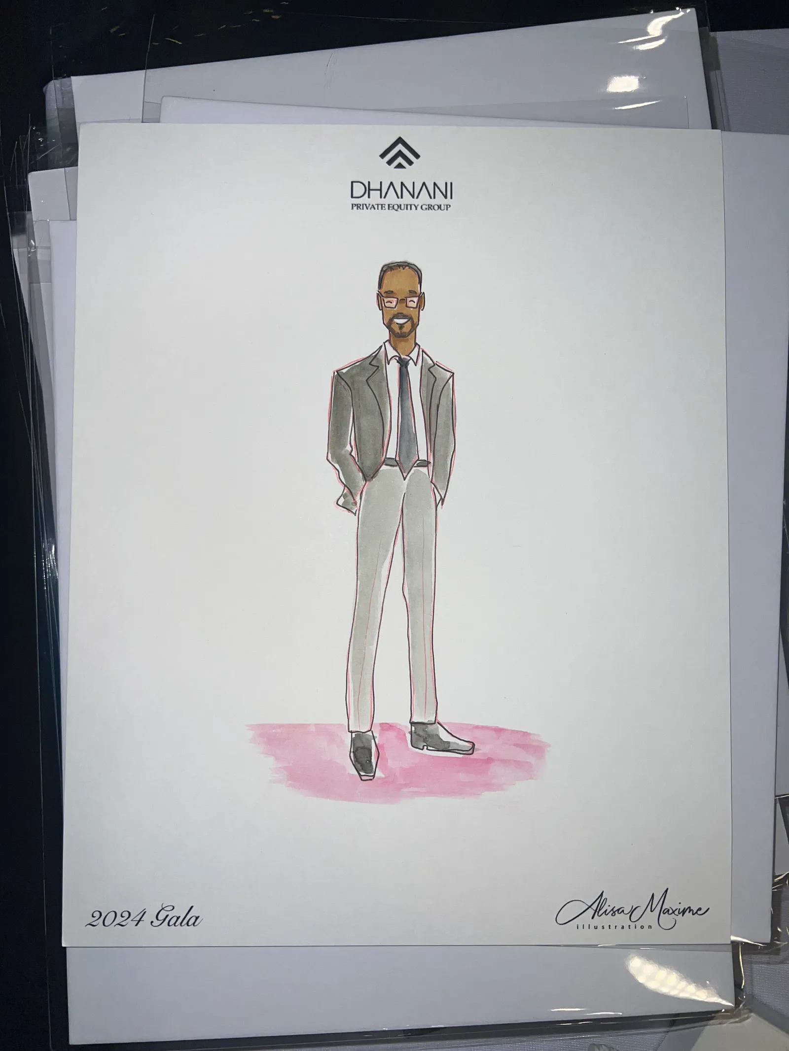 Live fashion sketch 8 from Rahul Gala at Marriott Marquis Houston