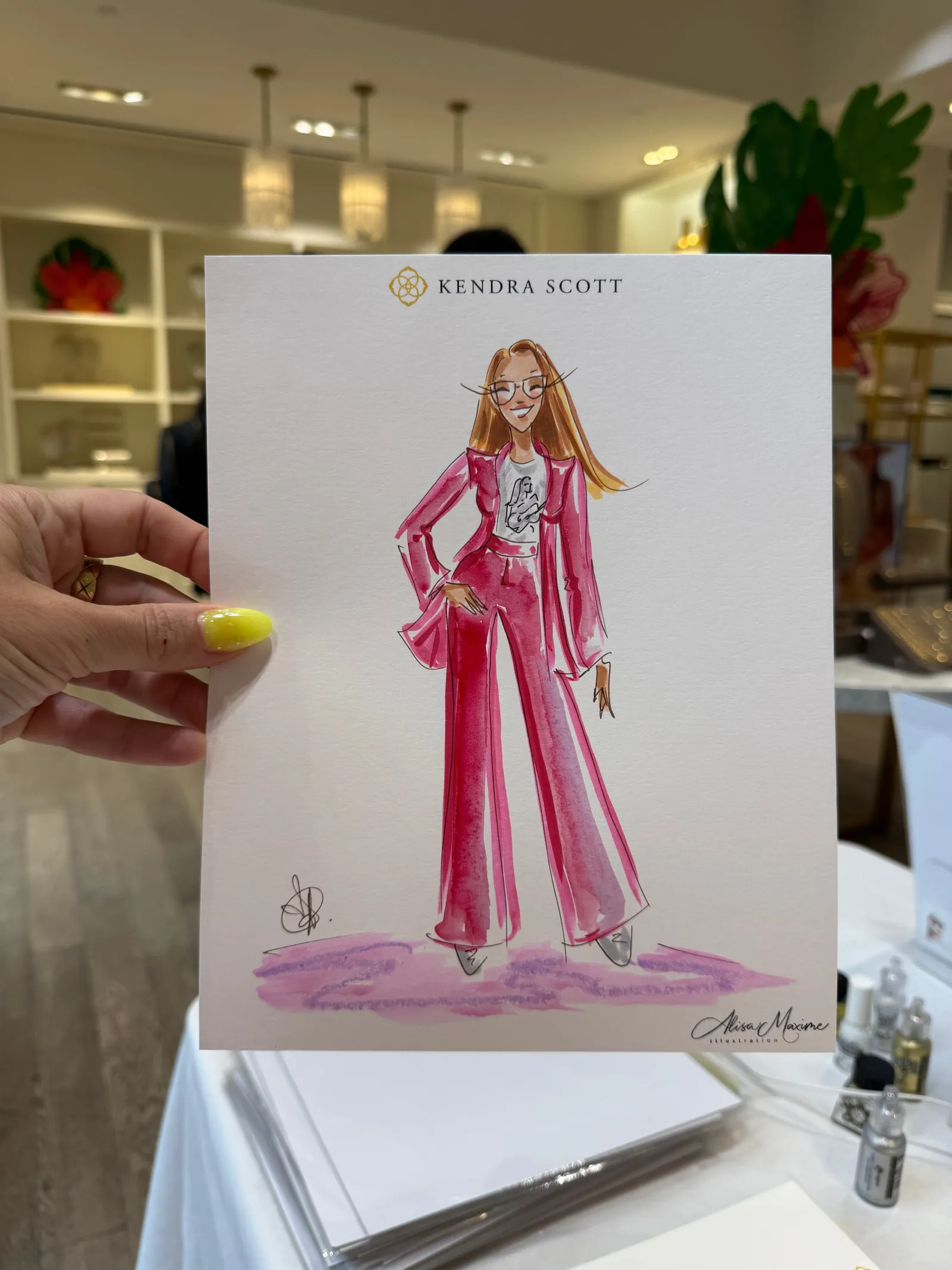Live fashion sketch · 2025