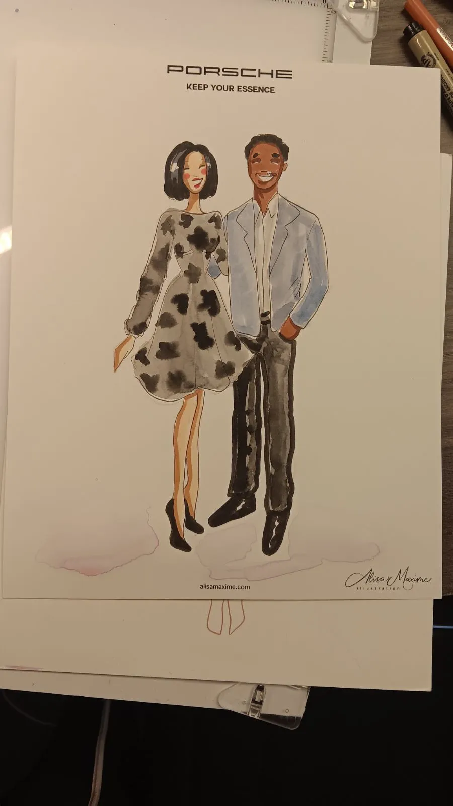 Live fashion sketch · 2024