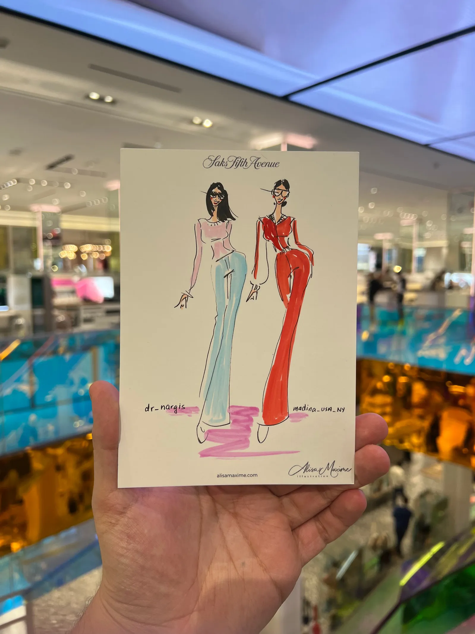 Live fashion sketch · 2026