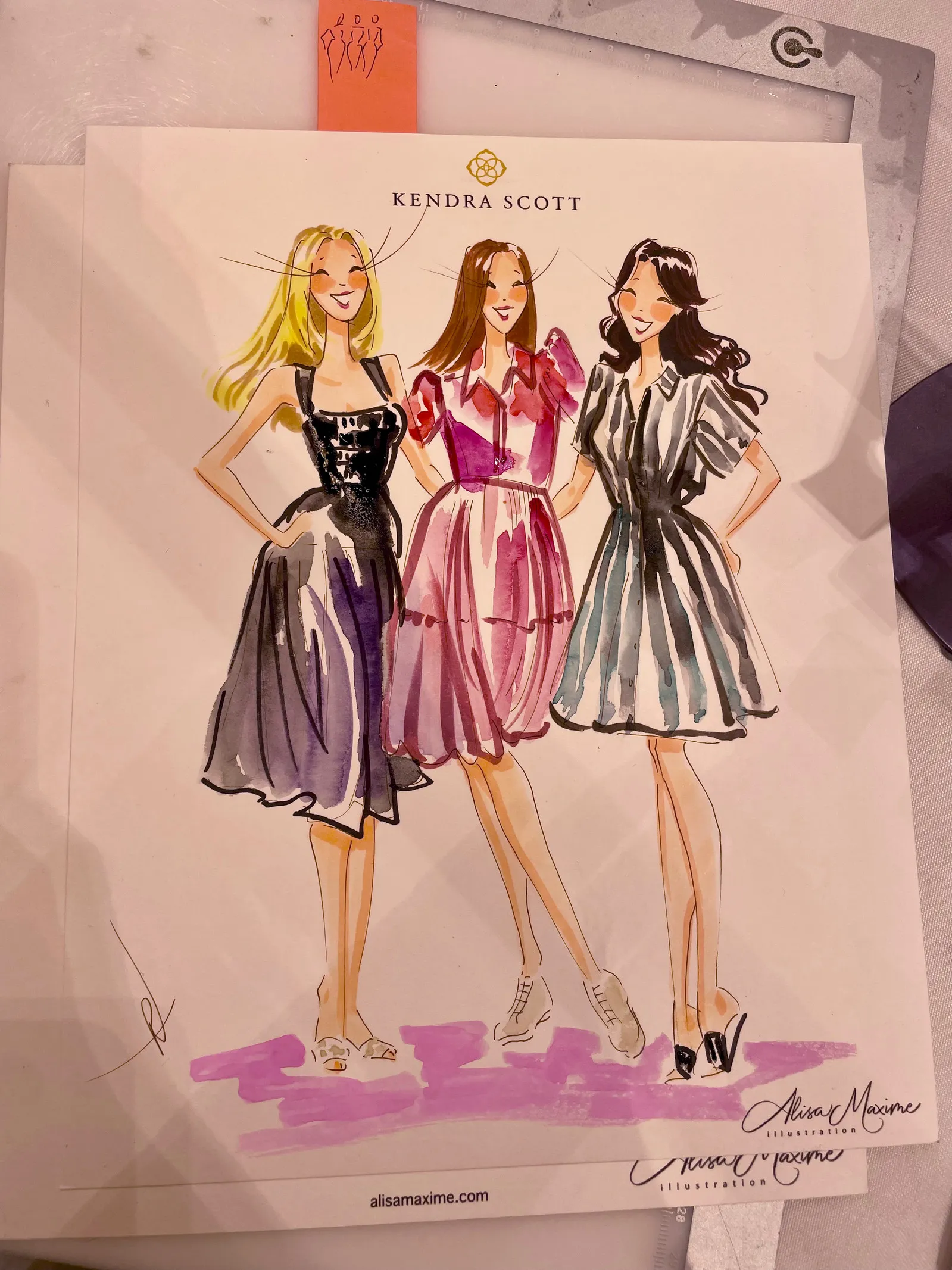 Live fashion sketch · 2025